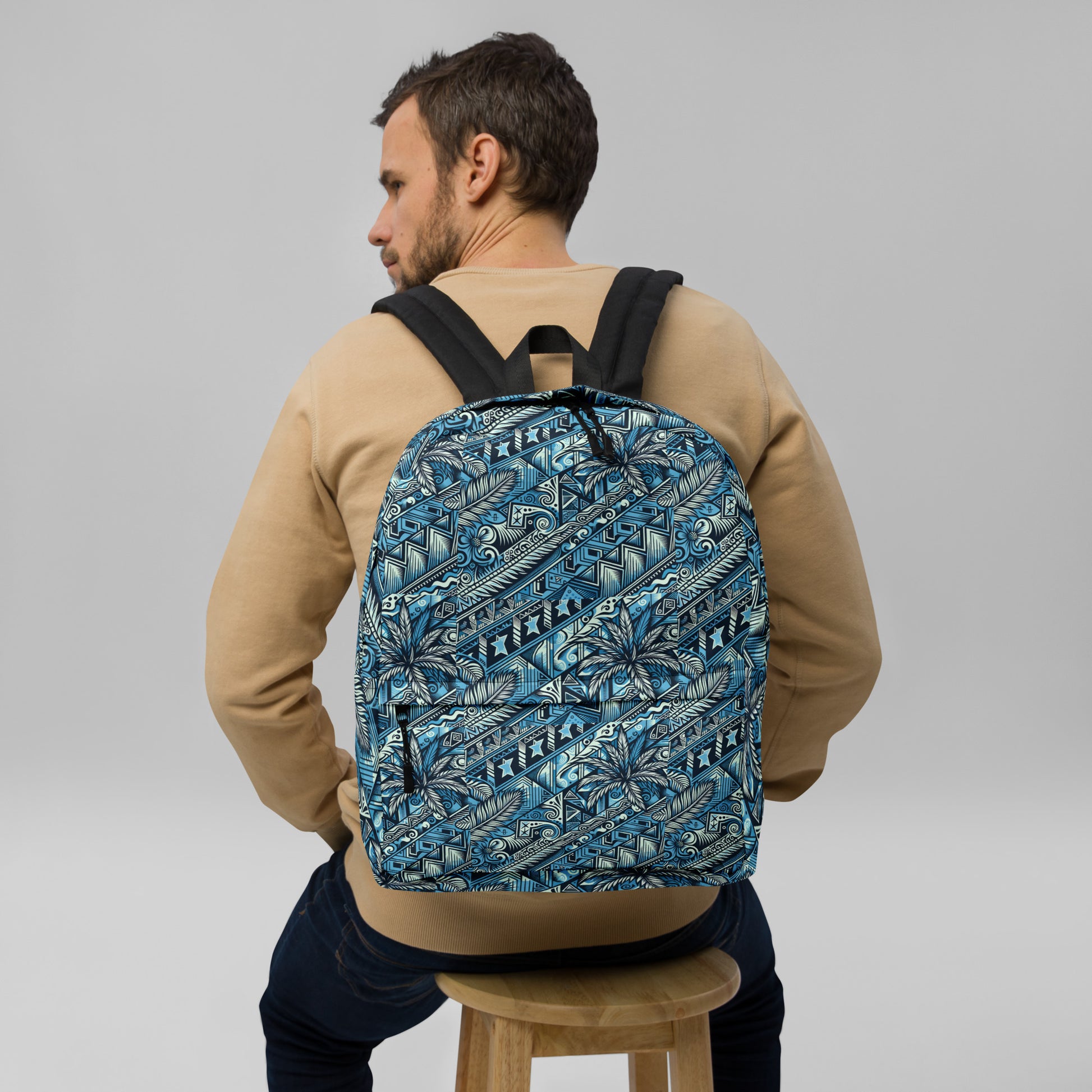 Nā Loulu 'Uli'uli Backpack Back Pack Pa'akai & Kukui