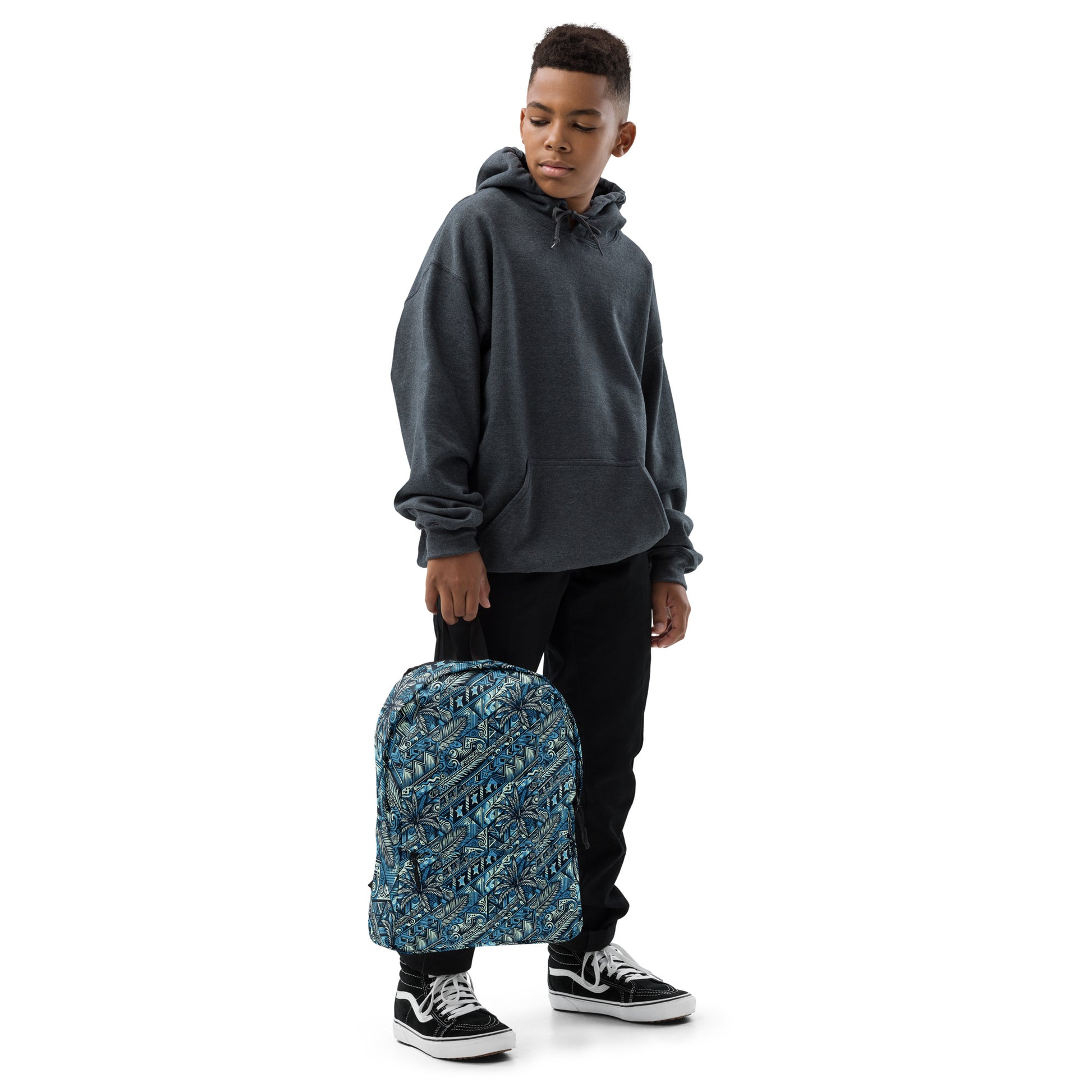 Nā Loulu 'Uli'uli Backpack Back Pack Pa'akai & Kukui