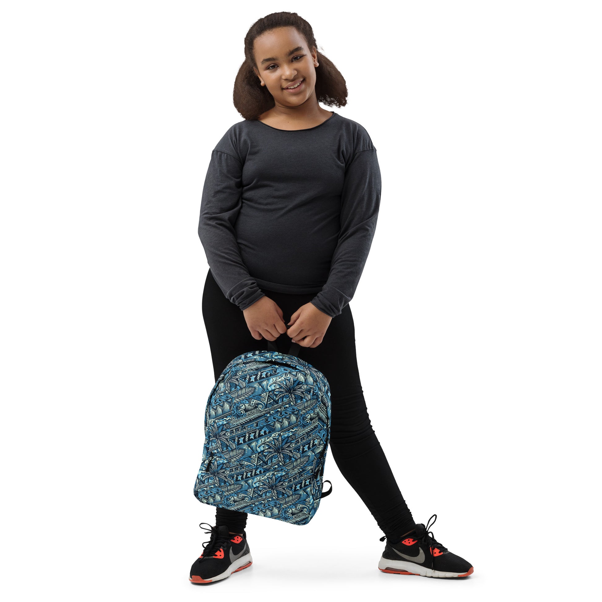 Nā Loulu 'Uli'uli Backpack Back Pack Pa'akai & Kukui