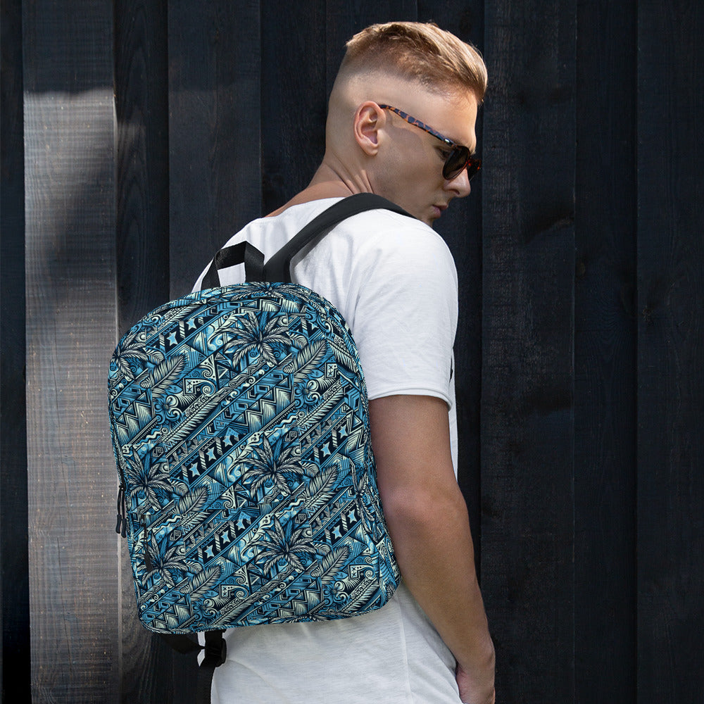 Nā Loulu 'Uli'uli Backpack Back Pack Pa'akai & Kukui