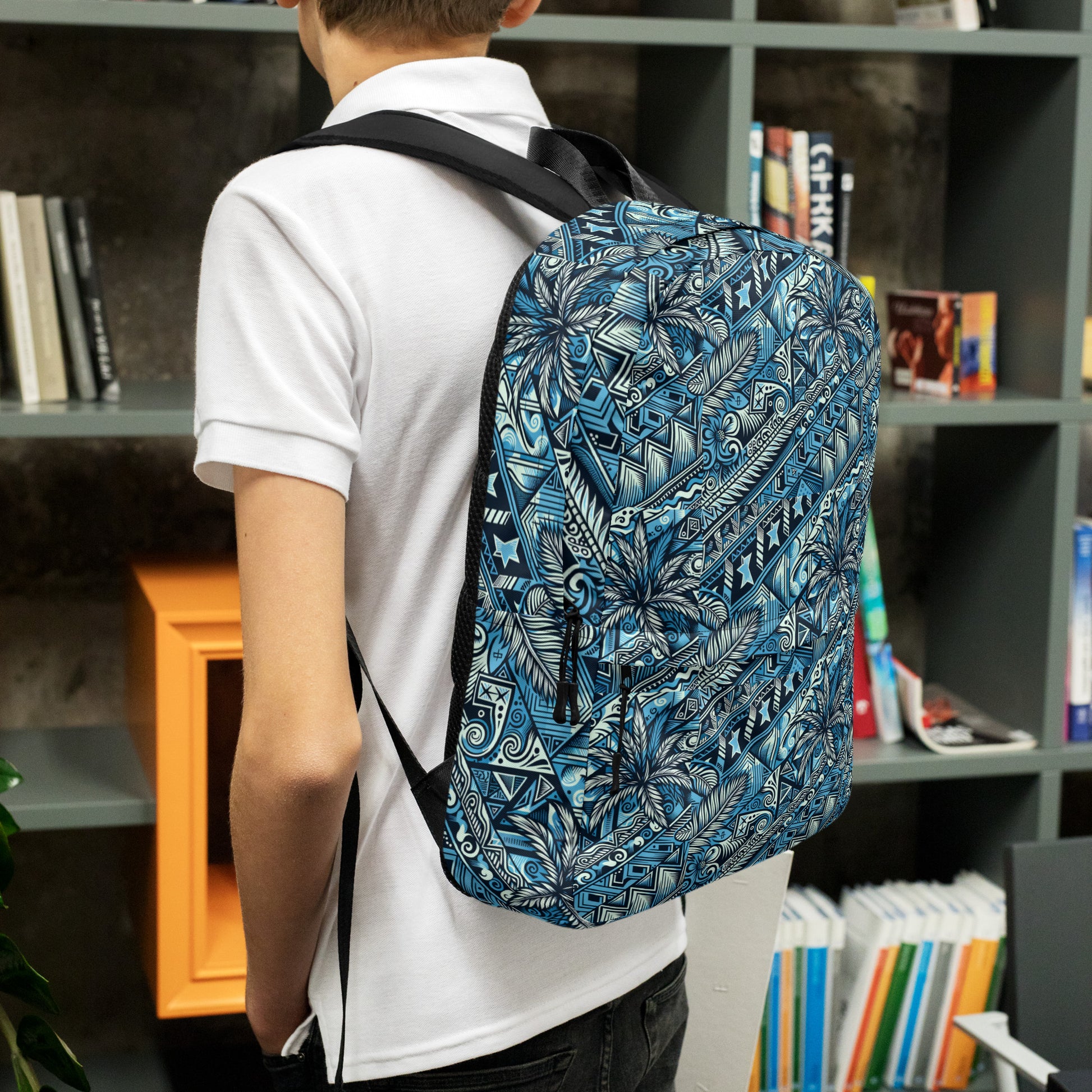 Nā Loulu 'Uli'uli Backpack Back Pack Pa'akai & Kukui