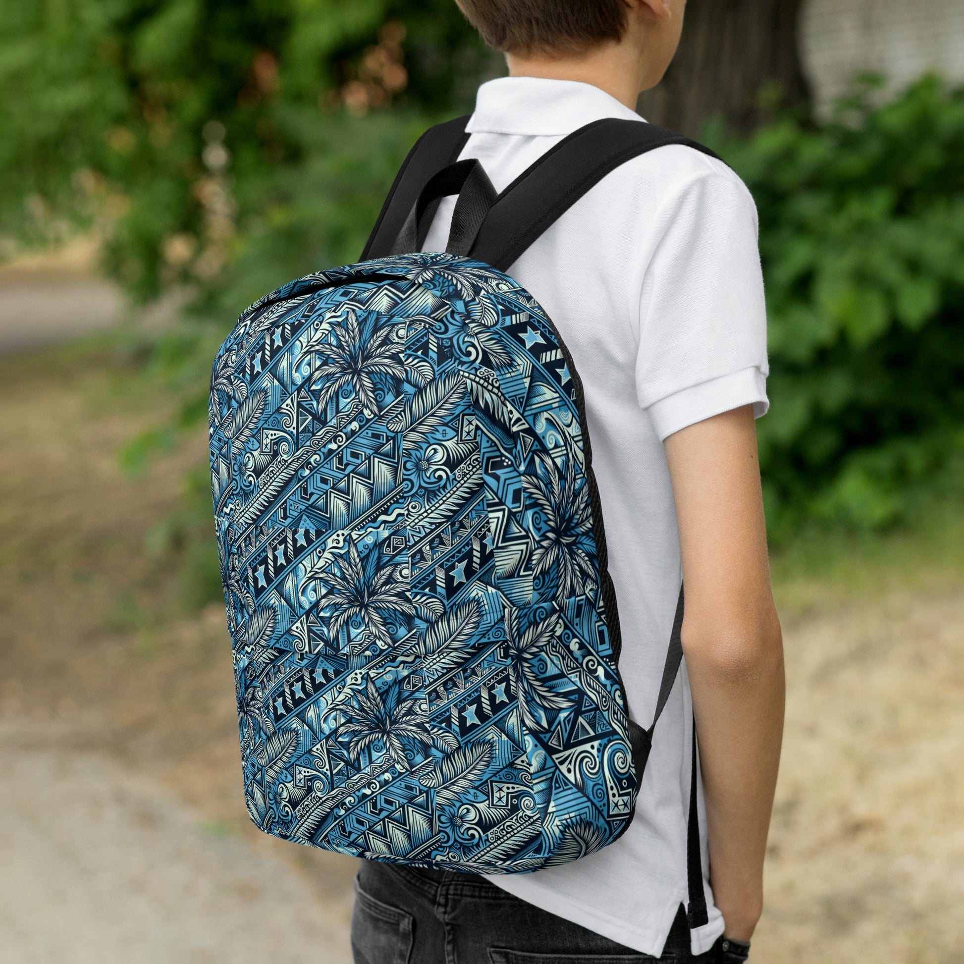 Nā Loulu 'Uli'uli Backpack Back Pack Pa'akai & Kukui