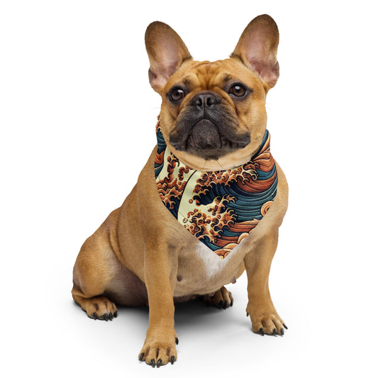 Japanese Wave Art Bandana