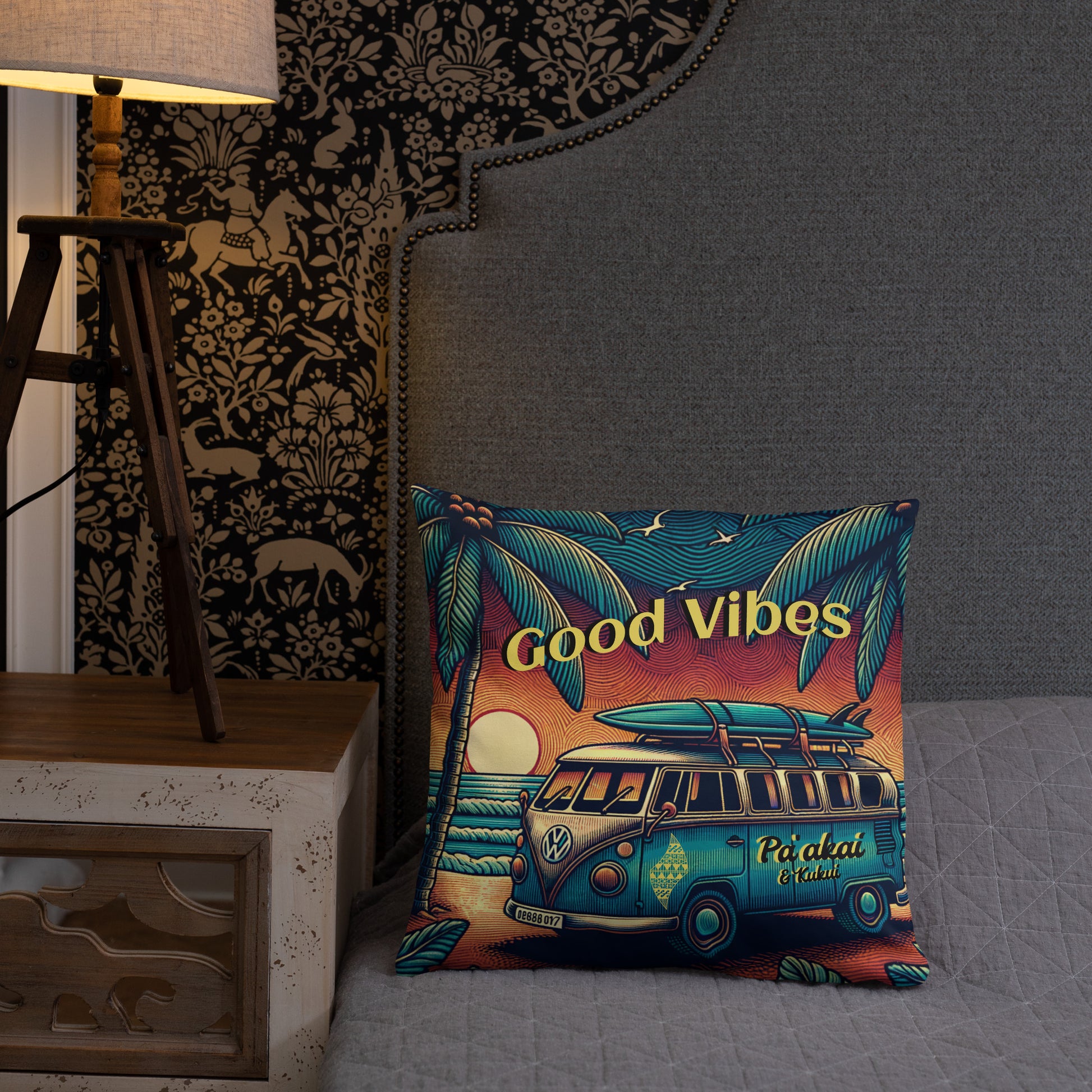 VW Good Vibes Basic Pillow Pillow Pa'akai & Kukui