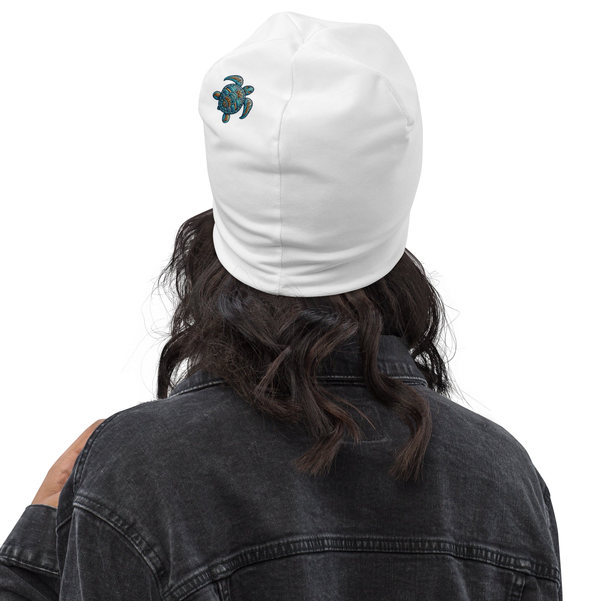Aloha Vibes (Teal) All-Over Print Beanie Beanie Pa'akai & Kukui