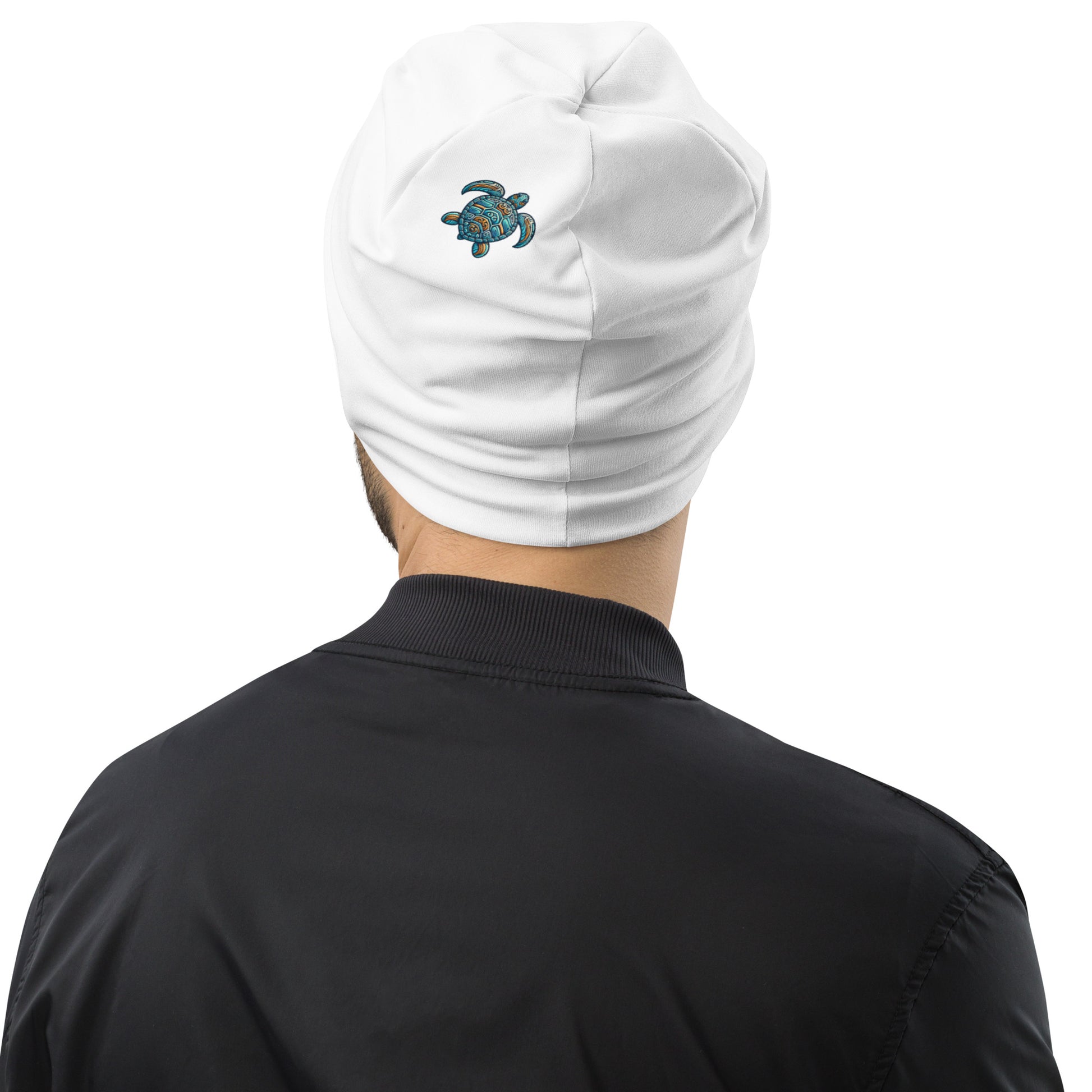 Aloha Vibes (Teal) All-Over Print Beanie Beanie Pa'akai & Kukui