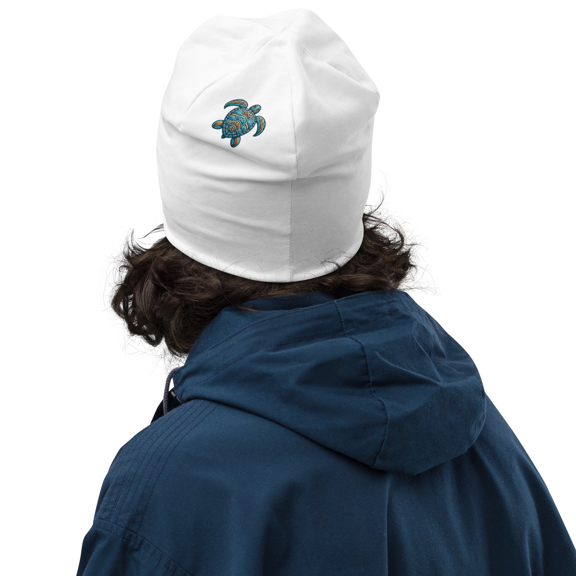 Aloha Vibes (Teal) All-Over Print Beanie Beanie Pa'akai & Kukui