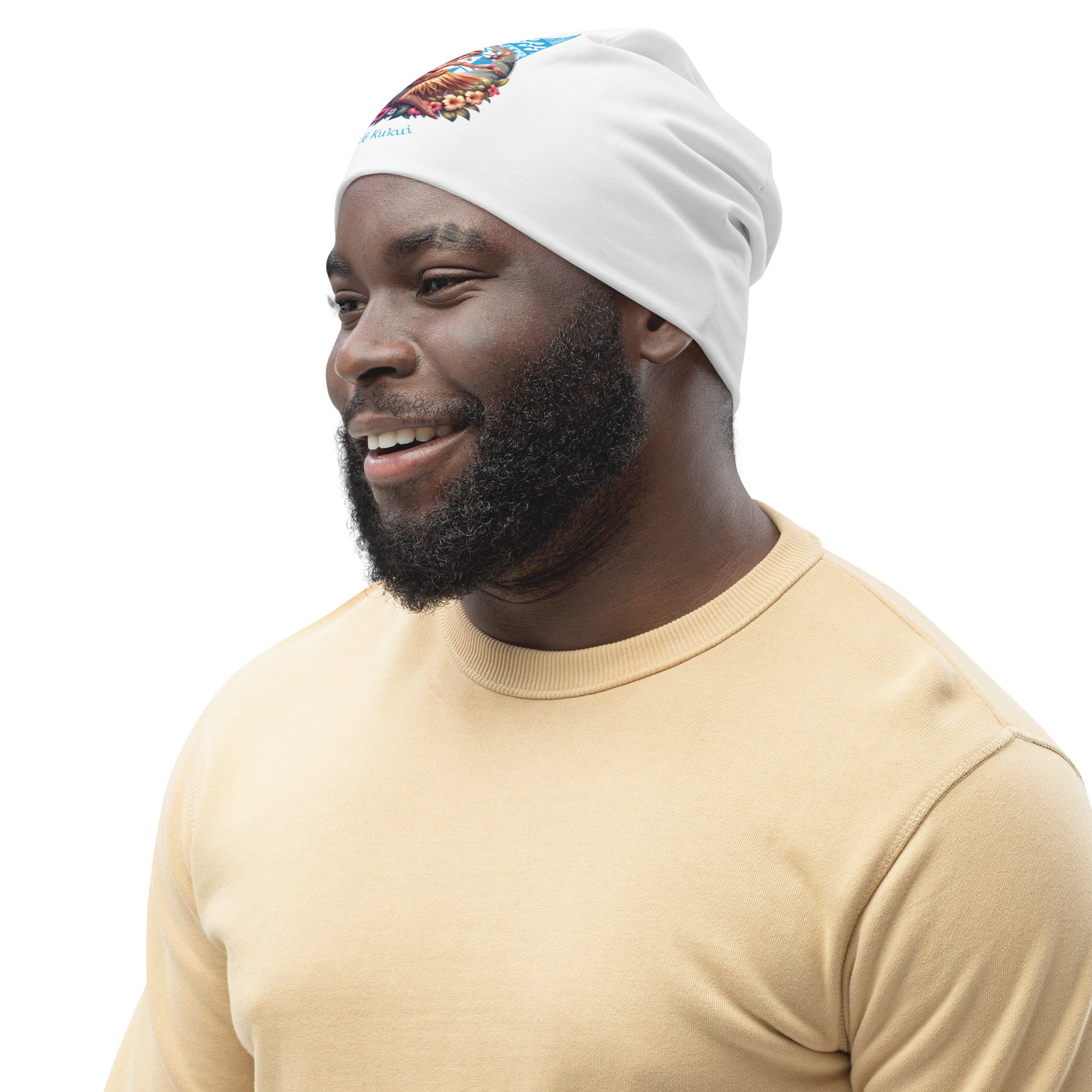 Hula Girl Vibes All-Over Print Beanie Beanie Pa'akai & Kukui