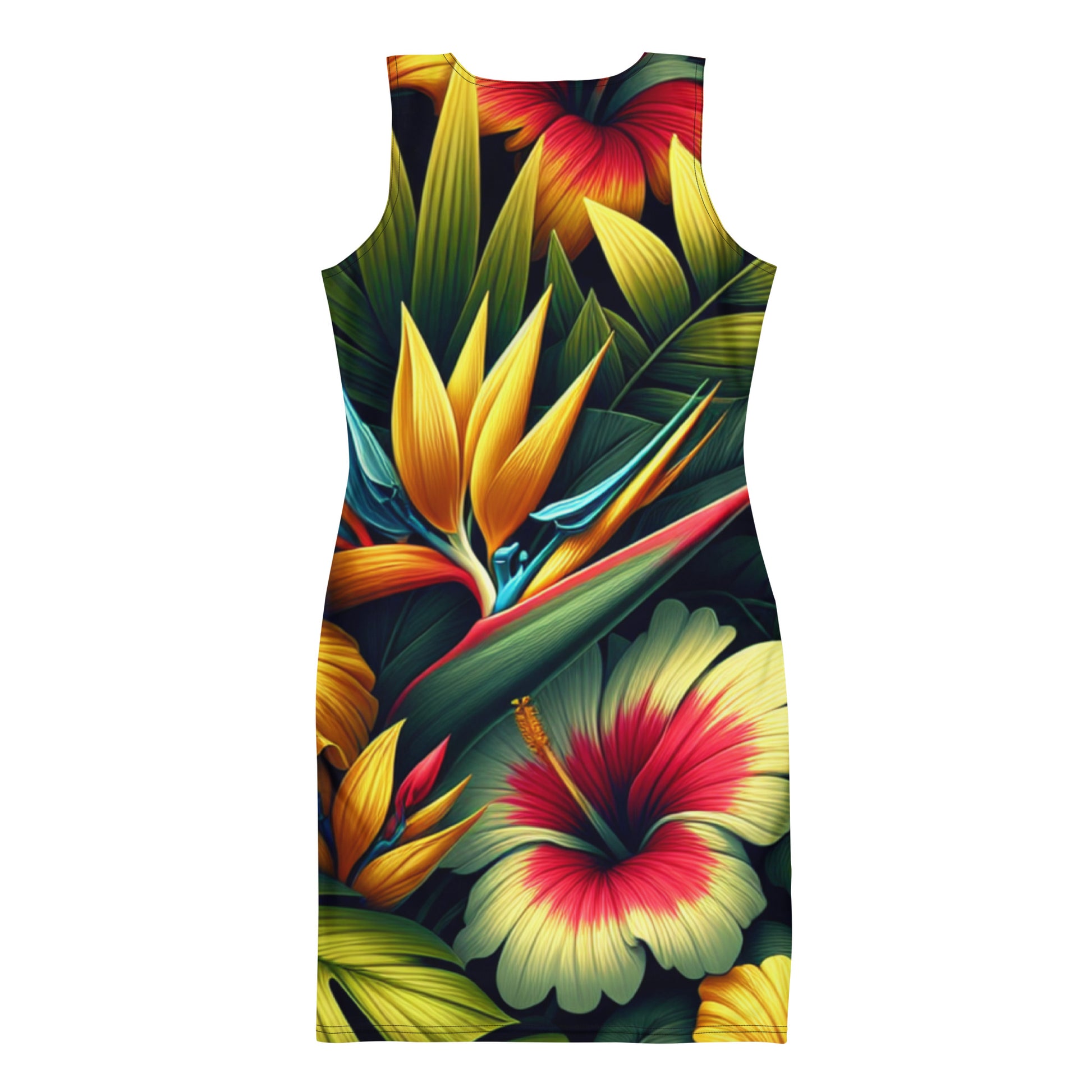 Nā Pua Nani Bodycon Dress Dress Pa'akai & Kukui