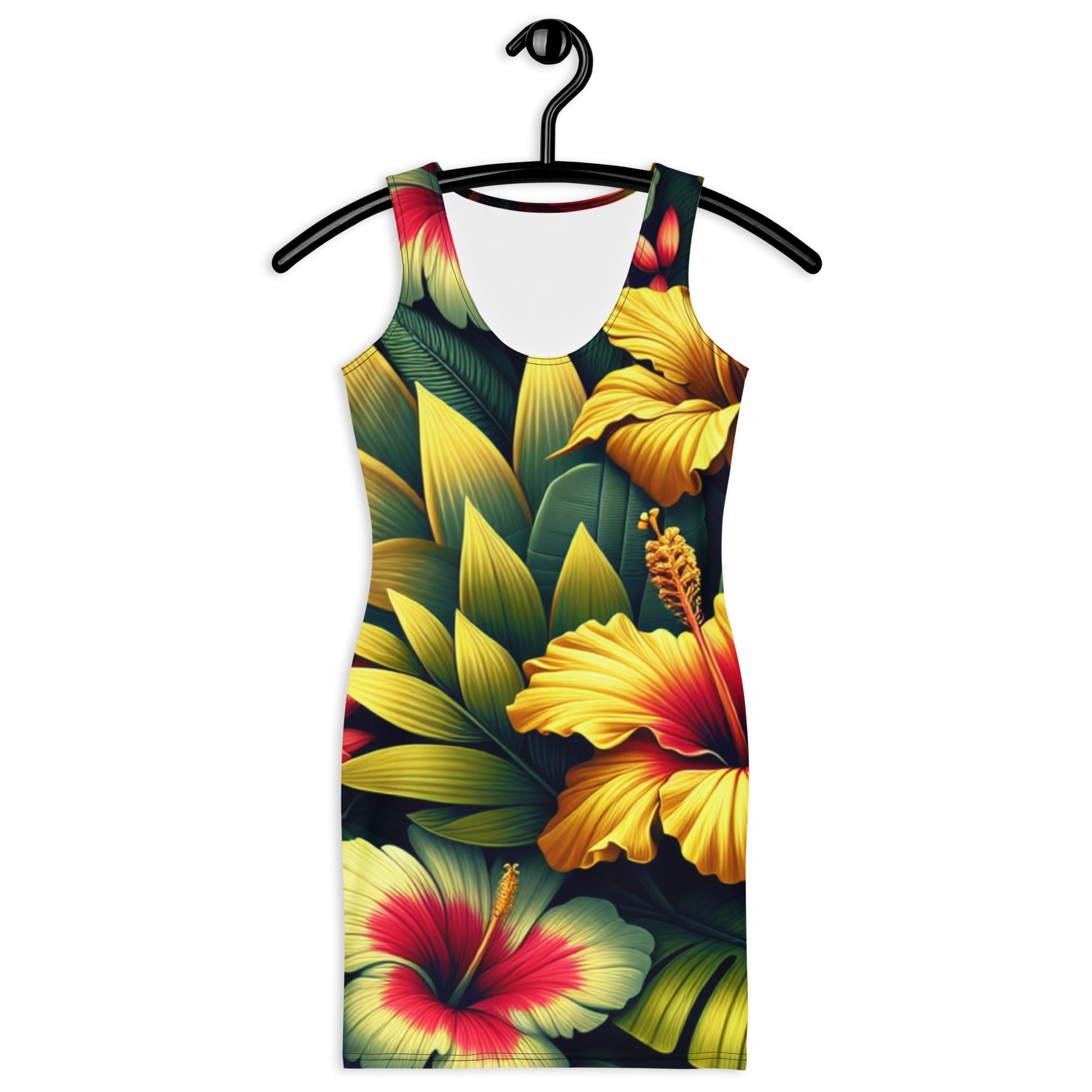 Nā Pua Nani Bodycon Dress Dress Pa'akai & Kukui