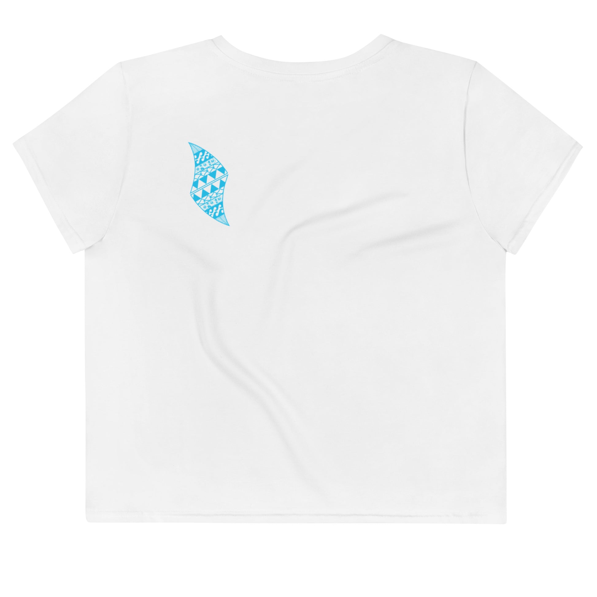 Tribal Shark Crop Top Tee Crop Top Pa'akai & Kukui