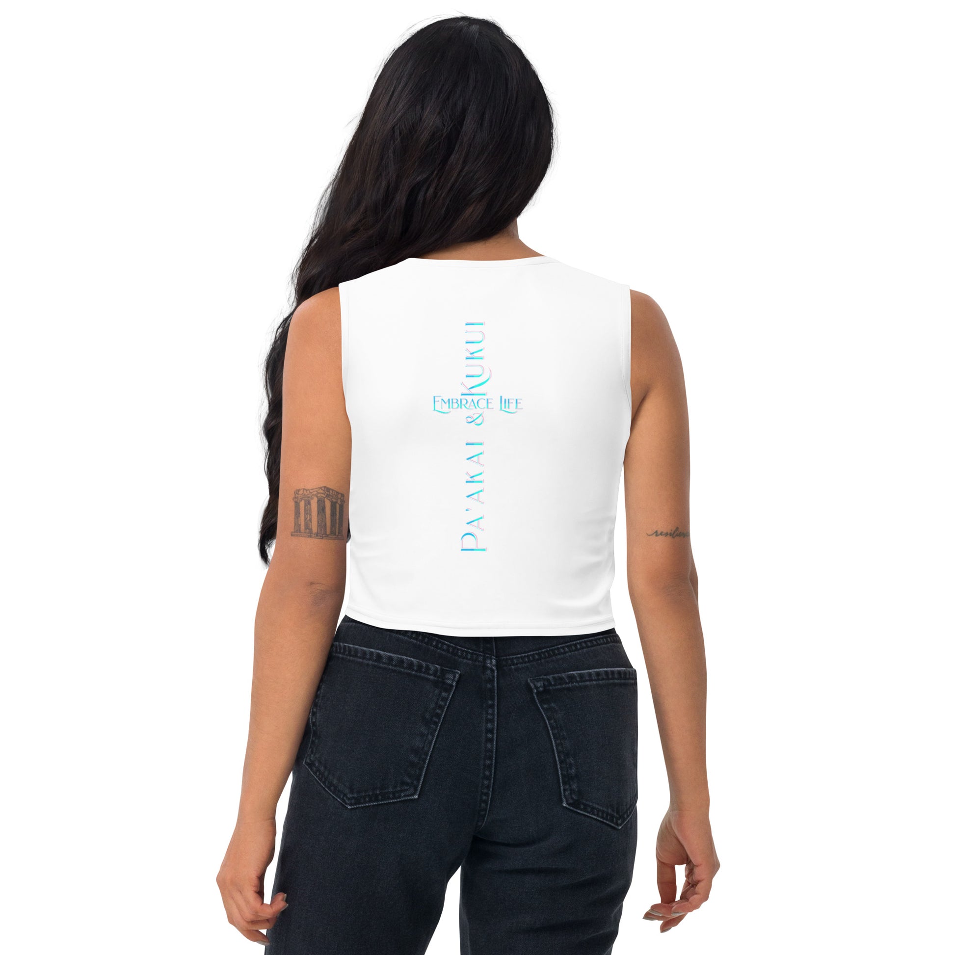 Ho'ōla (To Give Life, To Heal, To Revive) Crop Top Crop Top Pa'akai & Kukui
