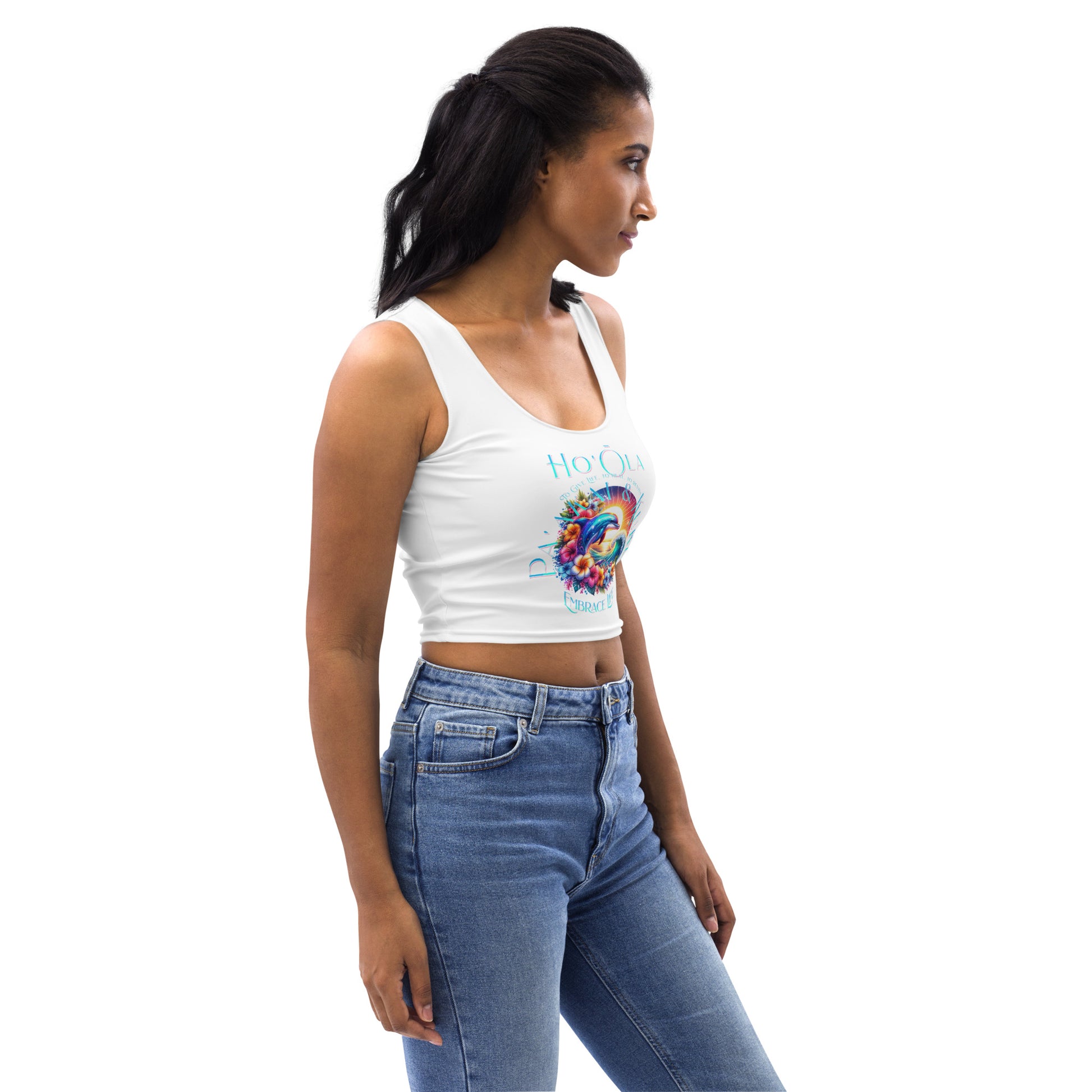Ho'ōla (To Give Life, To Heal, To Revive) Crop Top Crop Top Pa'akai & Kukui