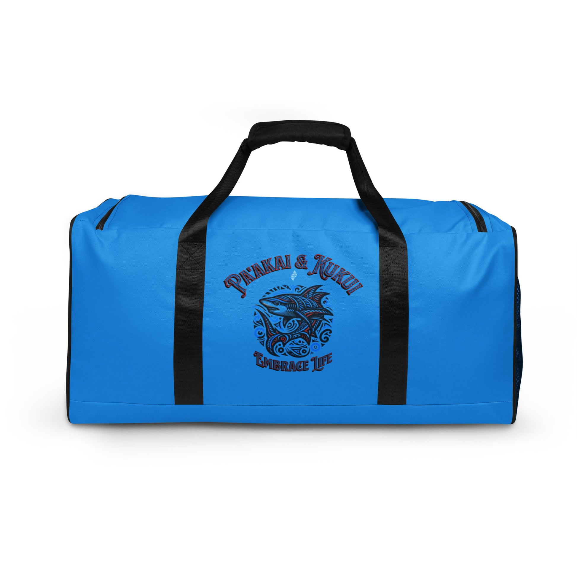 Tribal Shark Duffle bag Gym Bag Pa'akai & Kukui