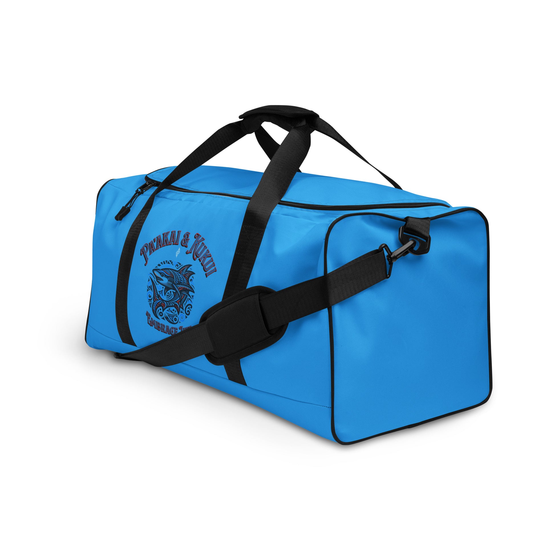 Tribal Shark Duffle bag Gym Bag Pa'akai & Kukui