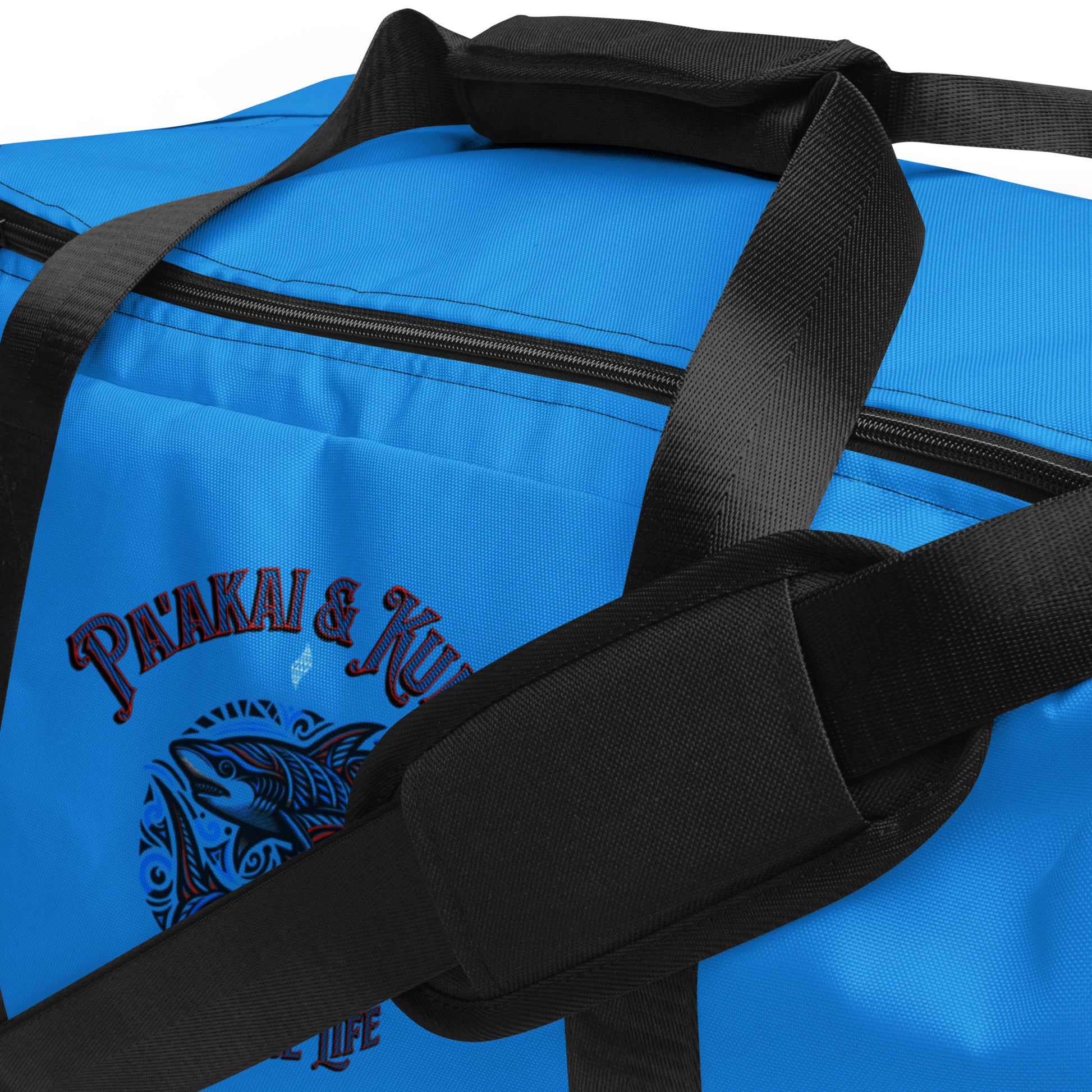 Tribal Shark Duffle bag Gym Bag Pa'akai & Kukui