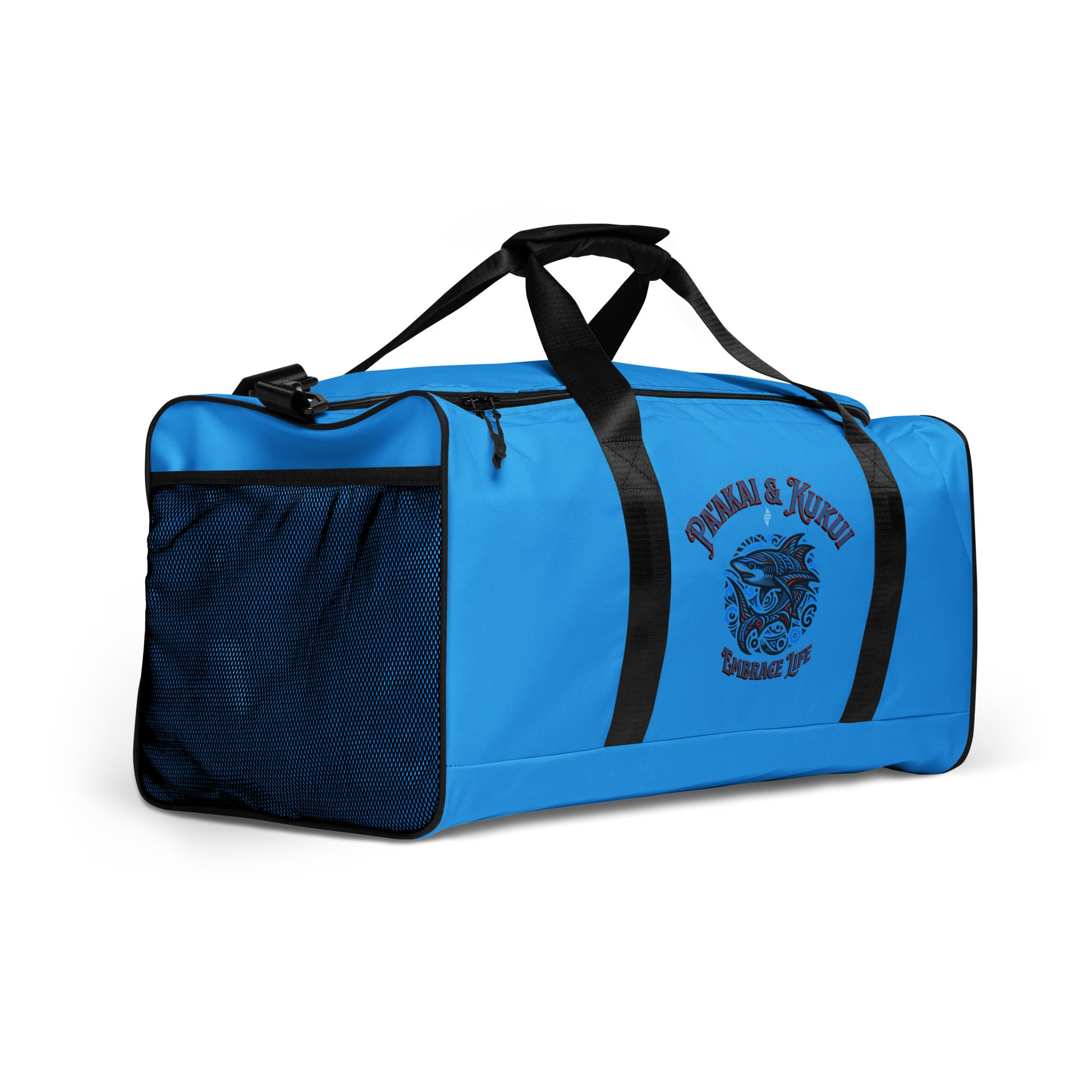 Tribal Shark Duffle bag Gym Bag Pa'akai & Kukui