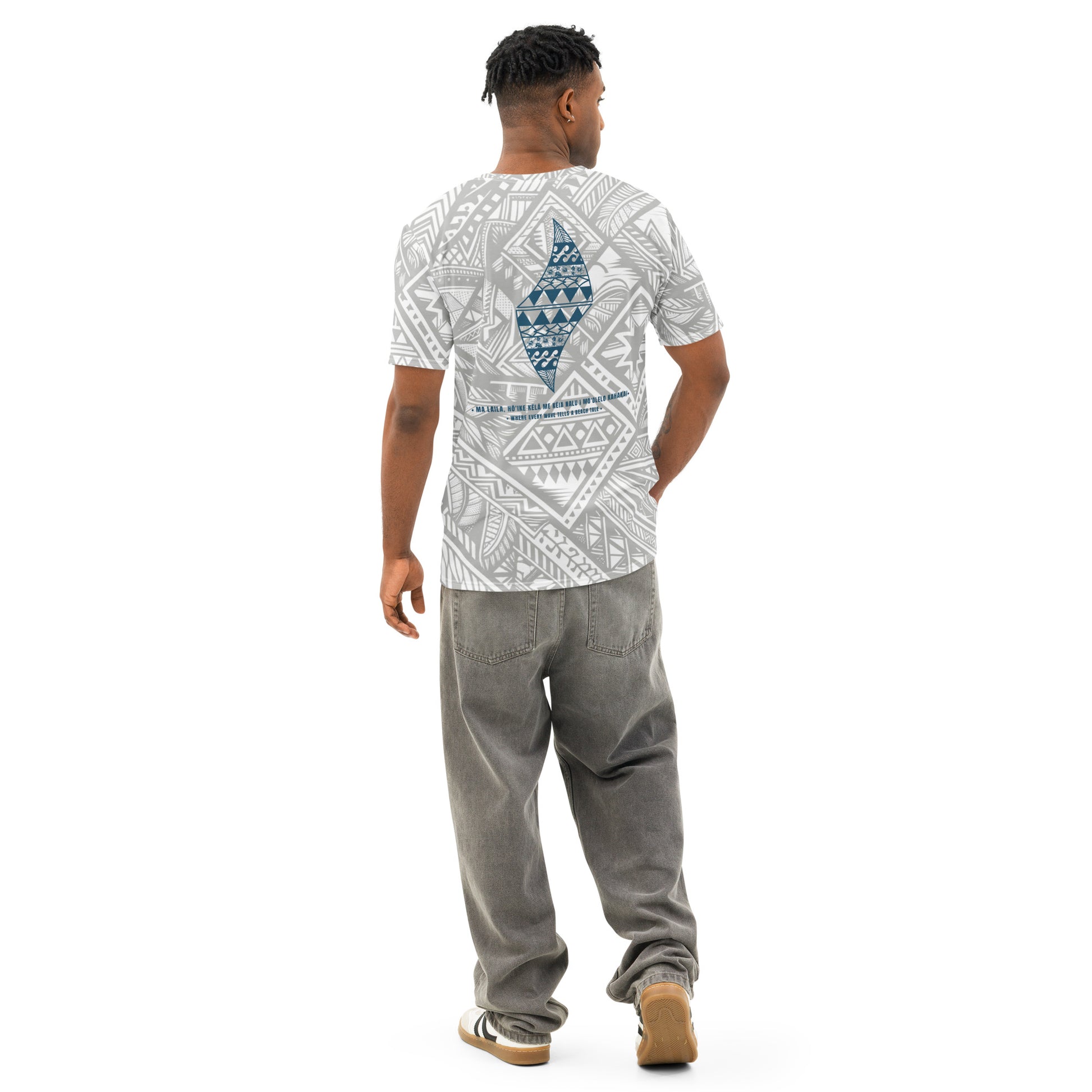 Tribal Shaka - Men’s cotton crew neck t-shirt T-shirt Pa'akai & Kukui