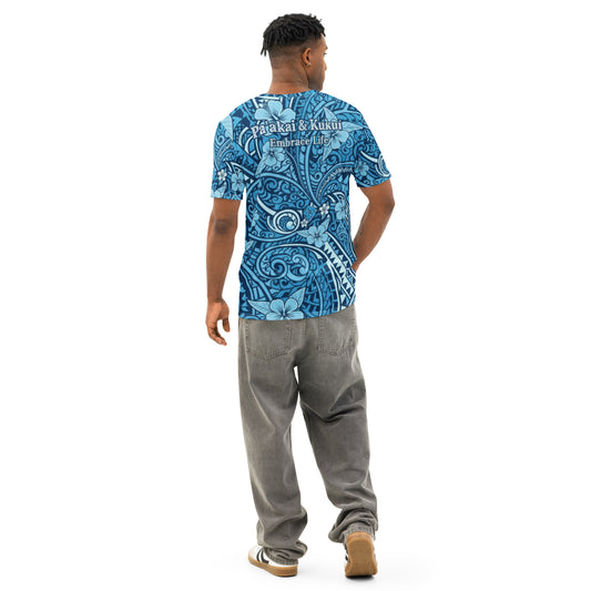 'Uliuli Lāhui (Tribal Blue) T-shirt T-shirt Pa'akai & Kukui