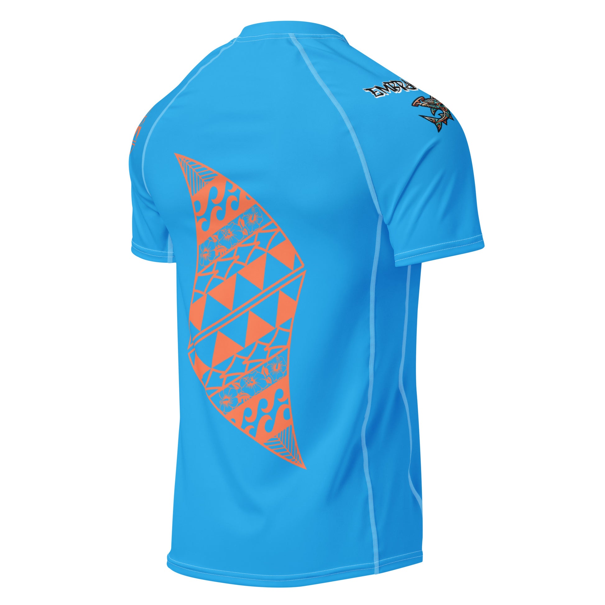 Pa'akai & Kukui Orange Logo - Men’s rash guard Men's Rash Guard Pa'akai & Kukui