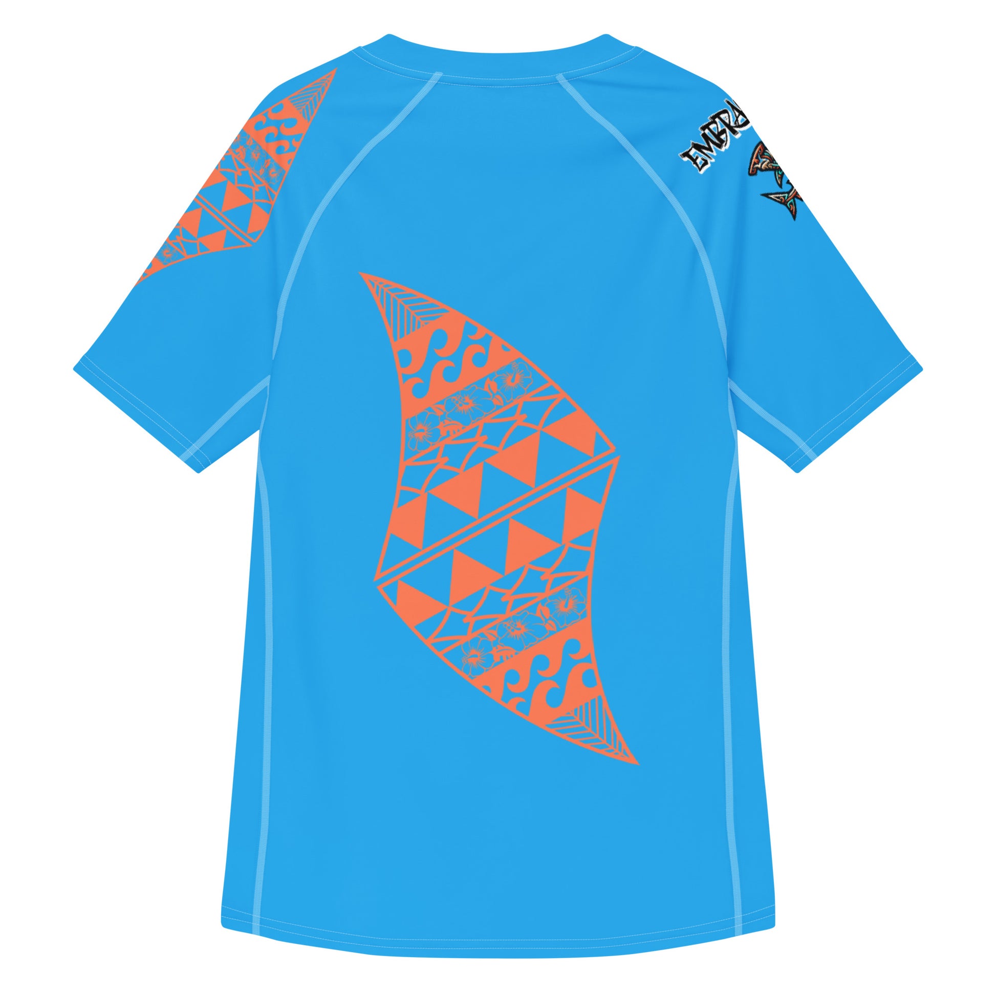 Pa'akai & Kukui Orange Logo - Men’s rash guard Men's Rash Guard Pa'akai & Kukui