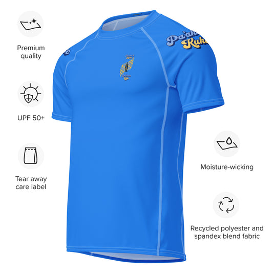 Pa'akai & Kukui Yellow Logo - Men’s rash guard