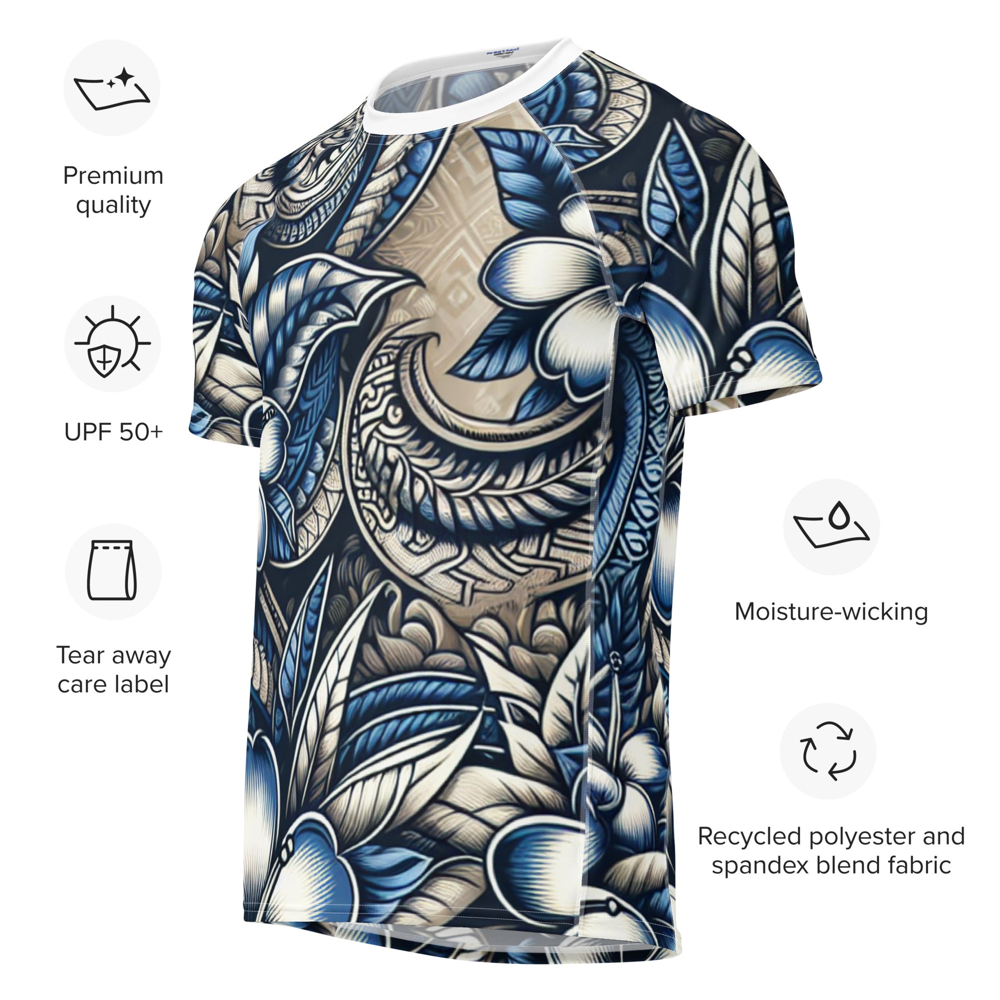 Koa Camo men’s rash guard Men's Rash Guard Pa'akai & Kukui 2XS