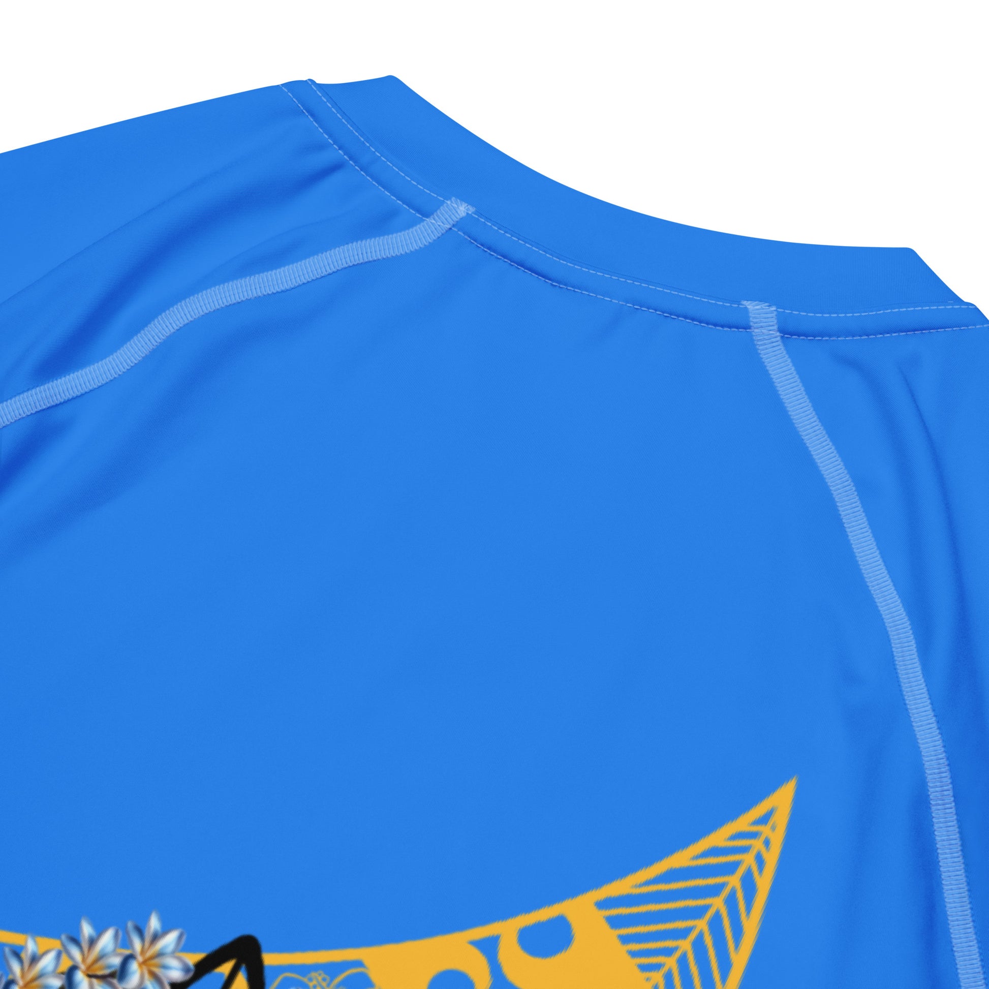 Pa'akai & Kukui Yellow Logo - Men’s rash guard Men's Rash Guard Pa'akai & Kukui