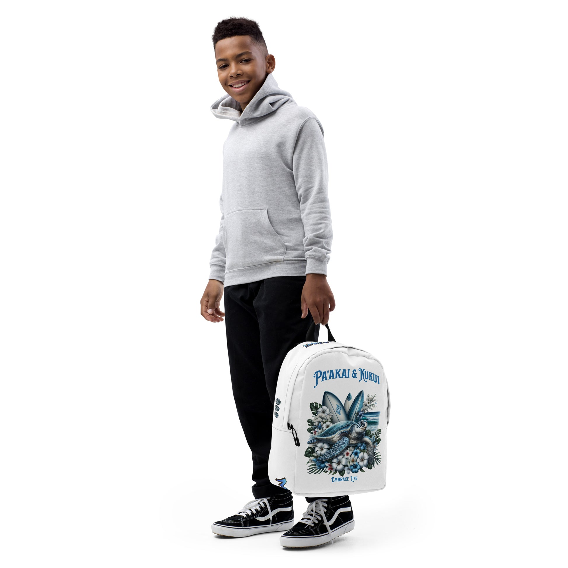 Blue Sea Turtle Backpack Back Pack Pa'akai & Kukui