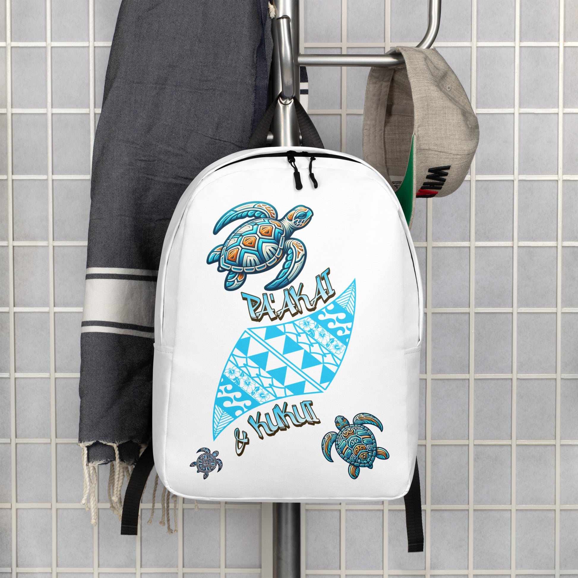 Tribal Sea Turtle Backpack Back Pack Pa'akai & Kukui