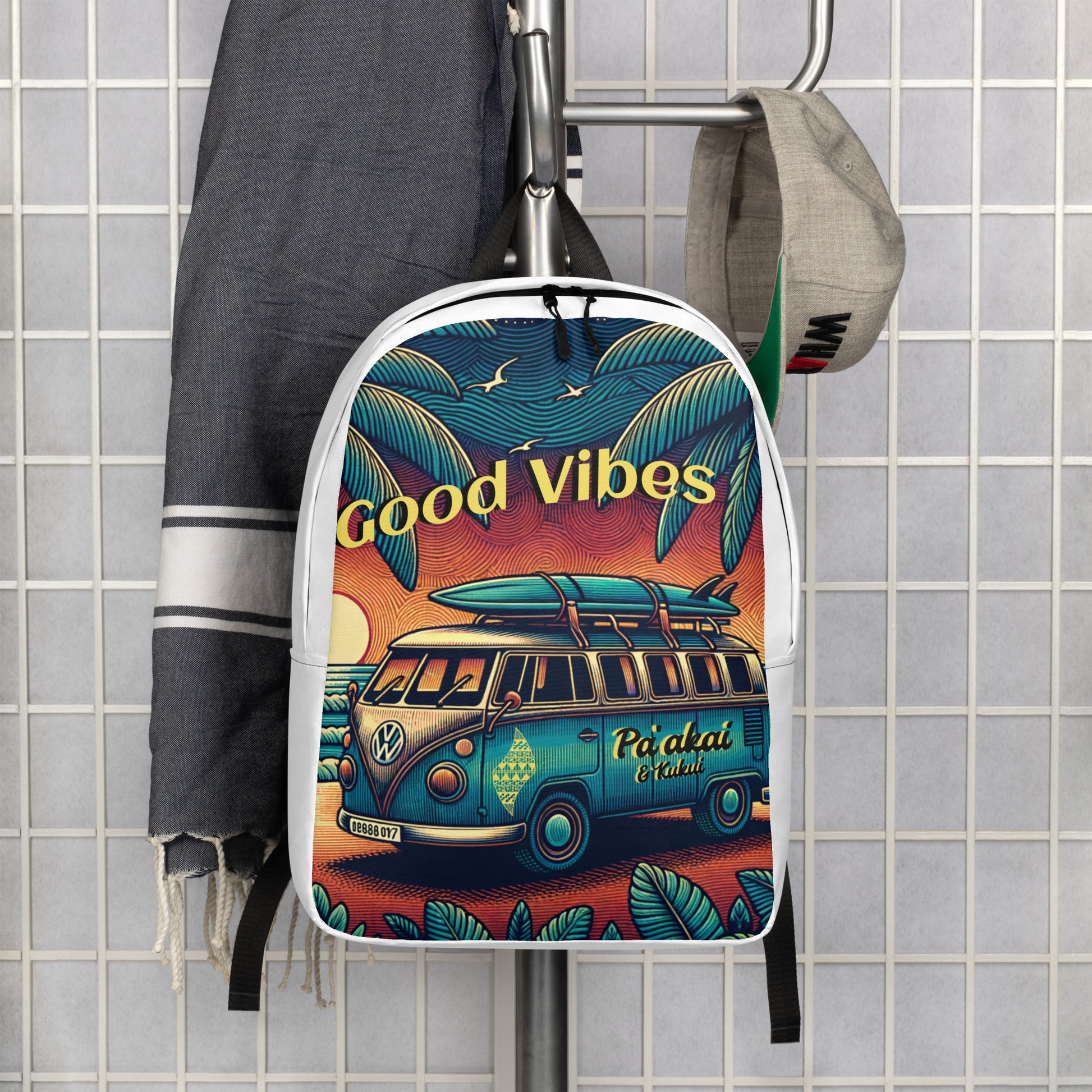 VW Good Vibes Minimalist Backpack Back Pack Pa'akai & Kukui Default Title