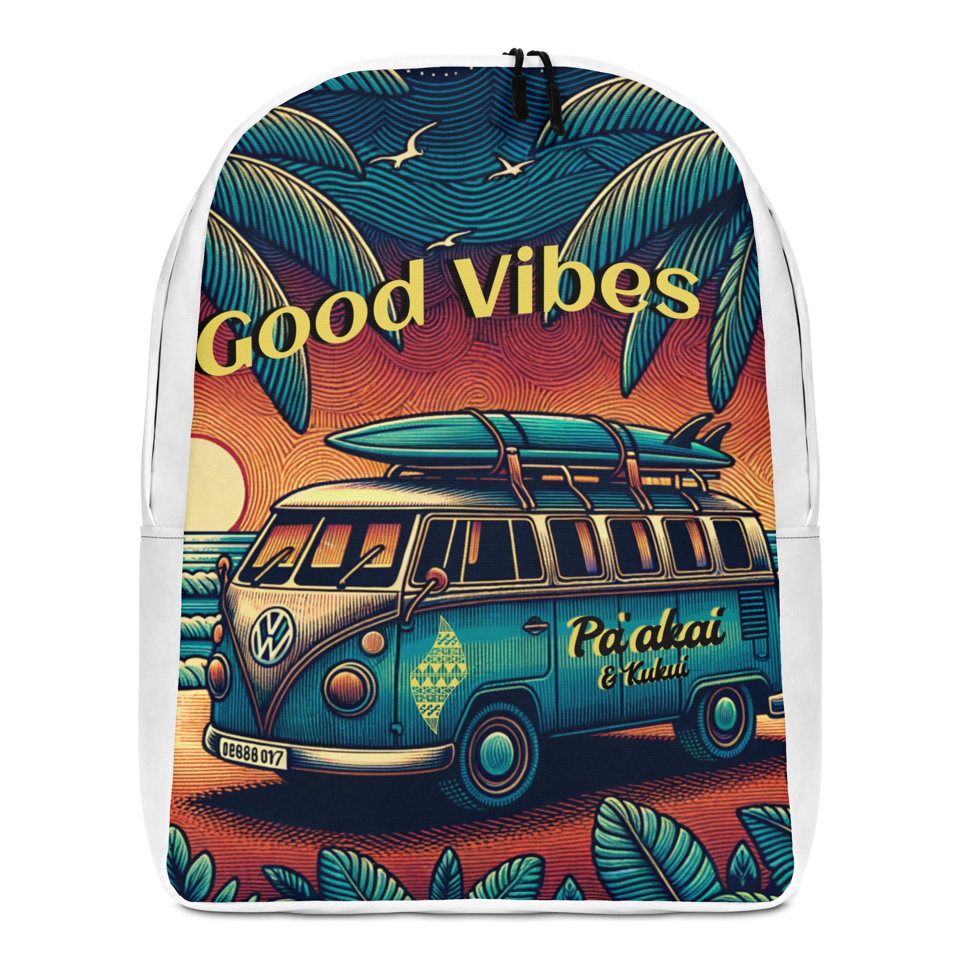 VW Good Vibes Minimalist Backpack Back Pack Pa'akai & Kukui