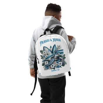 Blue Sea Turtle Backpack