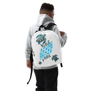 Tribal Sea Turtle Backpack Back Pack Pa'akai & Kukui Default Title
