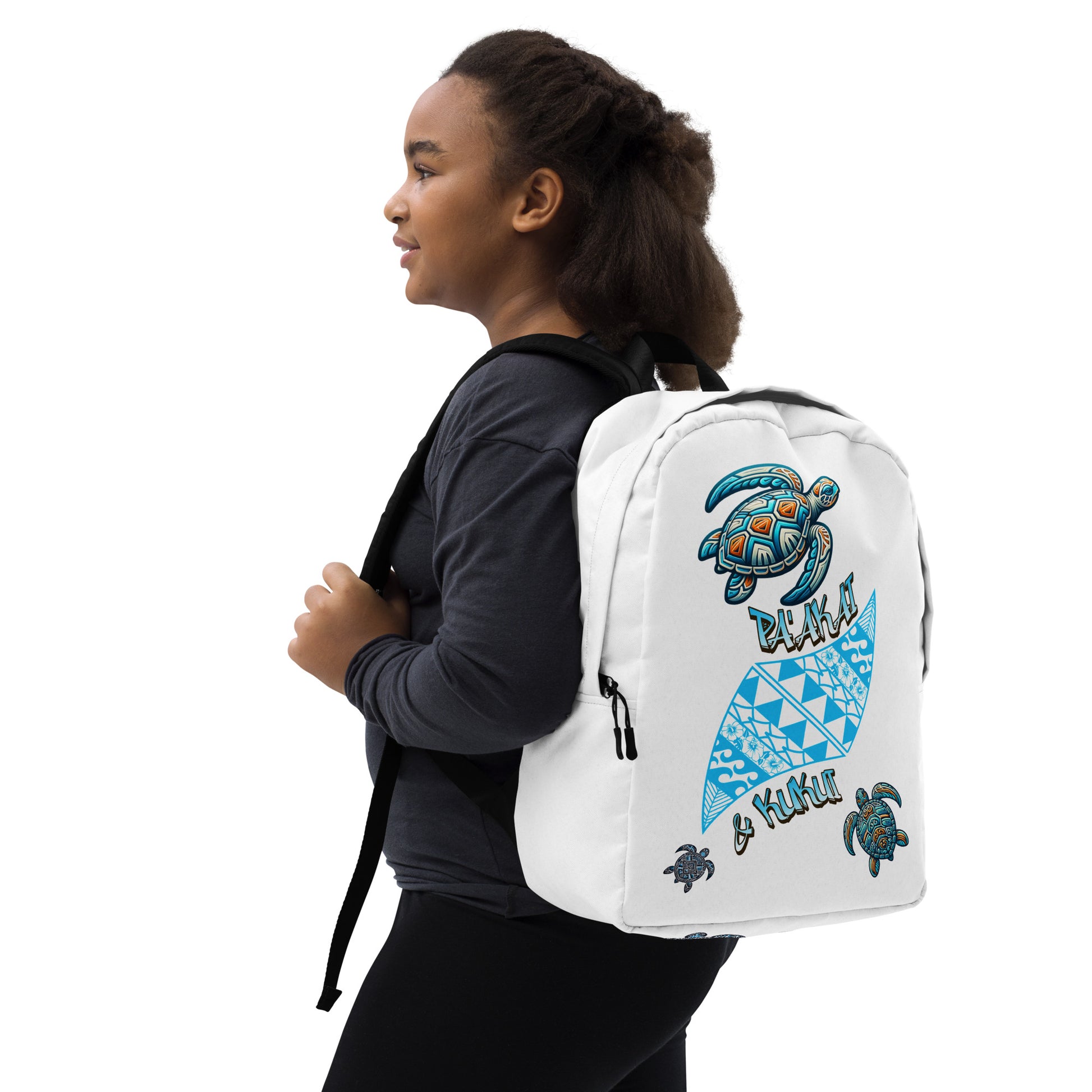 Tribal Sea Turtle Backpack Back Pack Pa'akai & Kukui