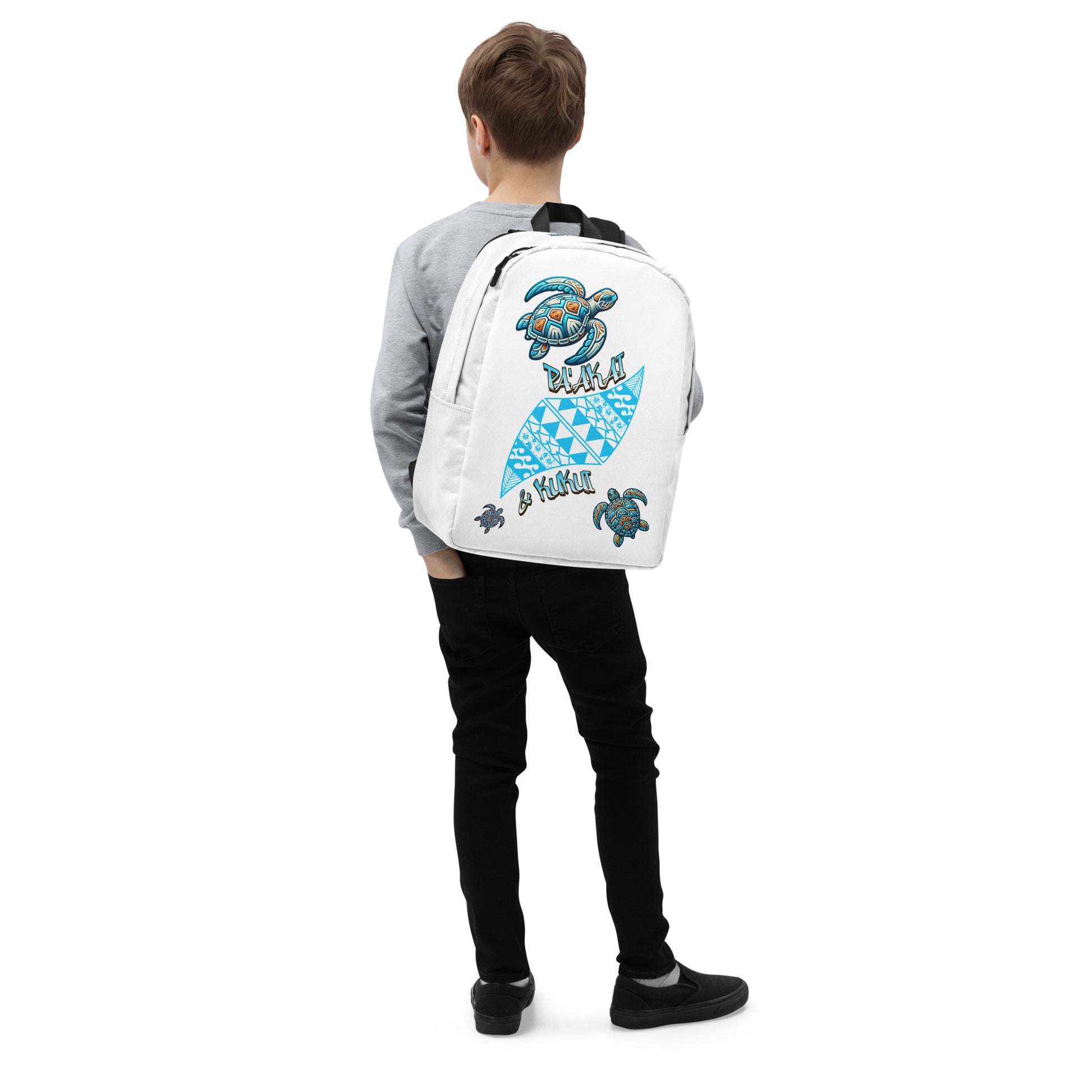 Tribal Sea Turtle Backpack Back Pack Pa'akai & Kukui