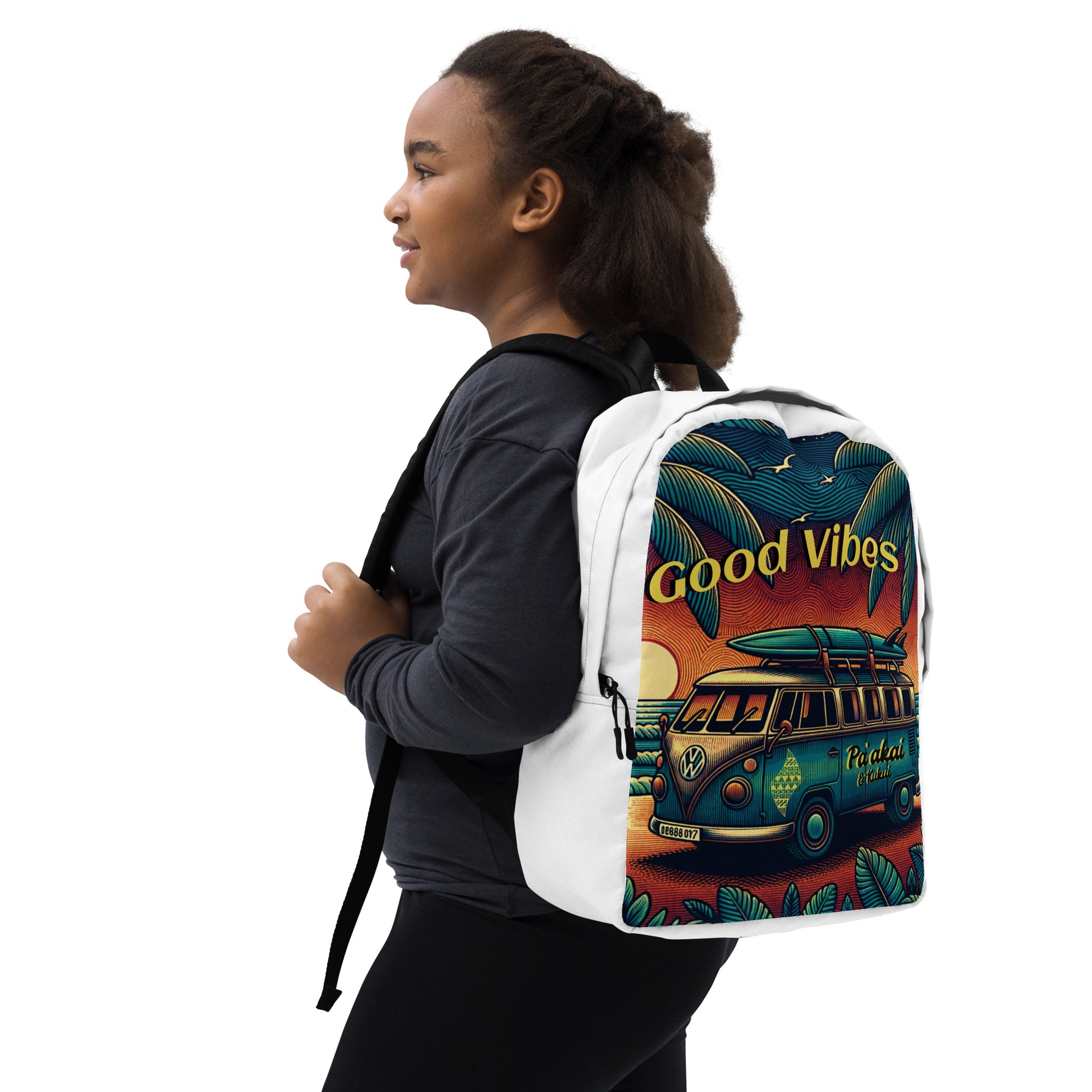 VW Good Vibes Minimalist Backpack Back Pack Pa'akai & Kukui