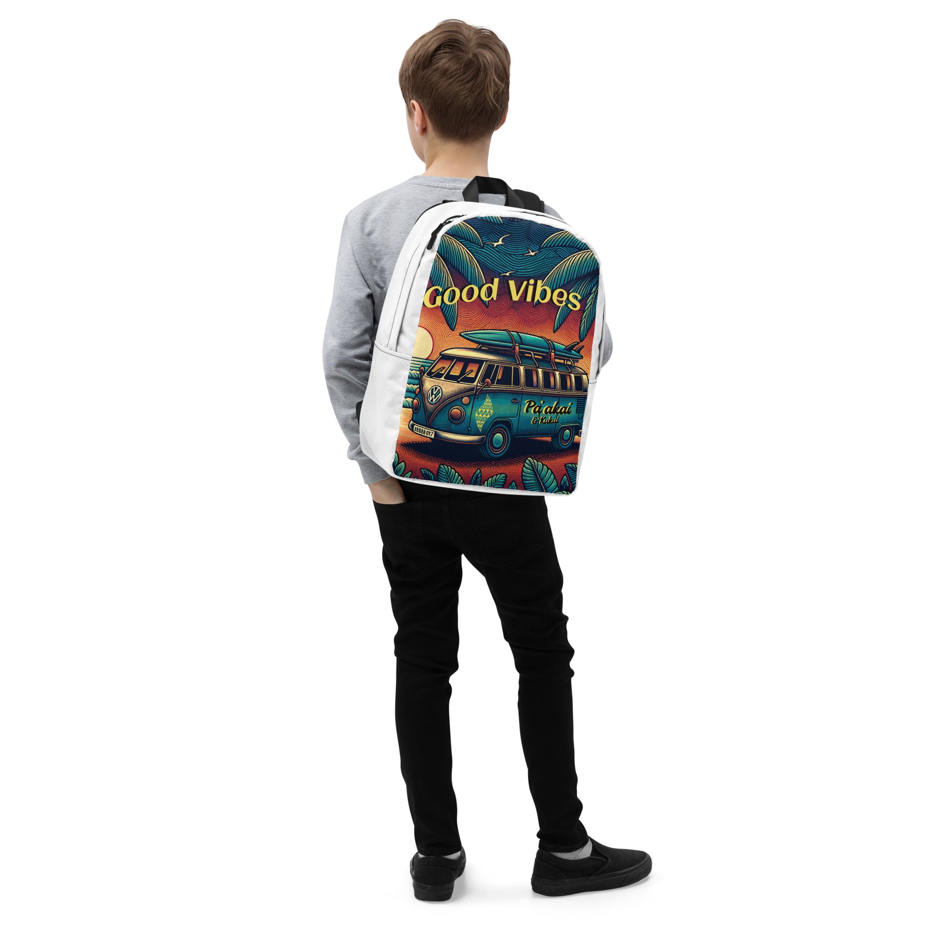 VW Good Vibes Minimalist Backpack Back Pack Pa'akai & Kukui