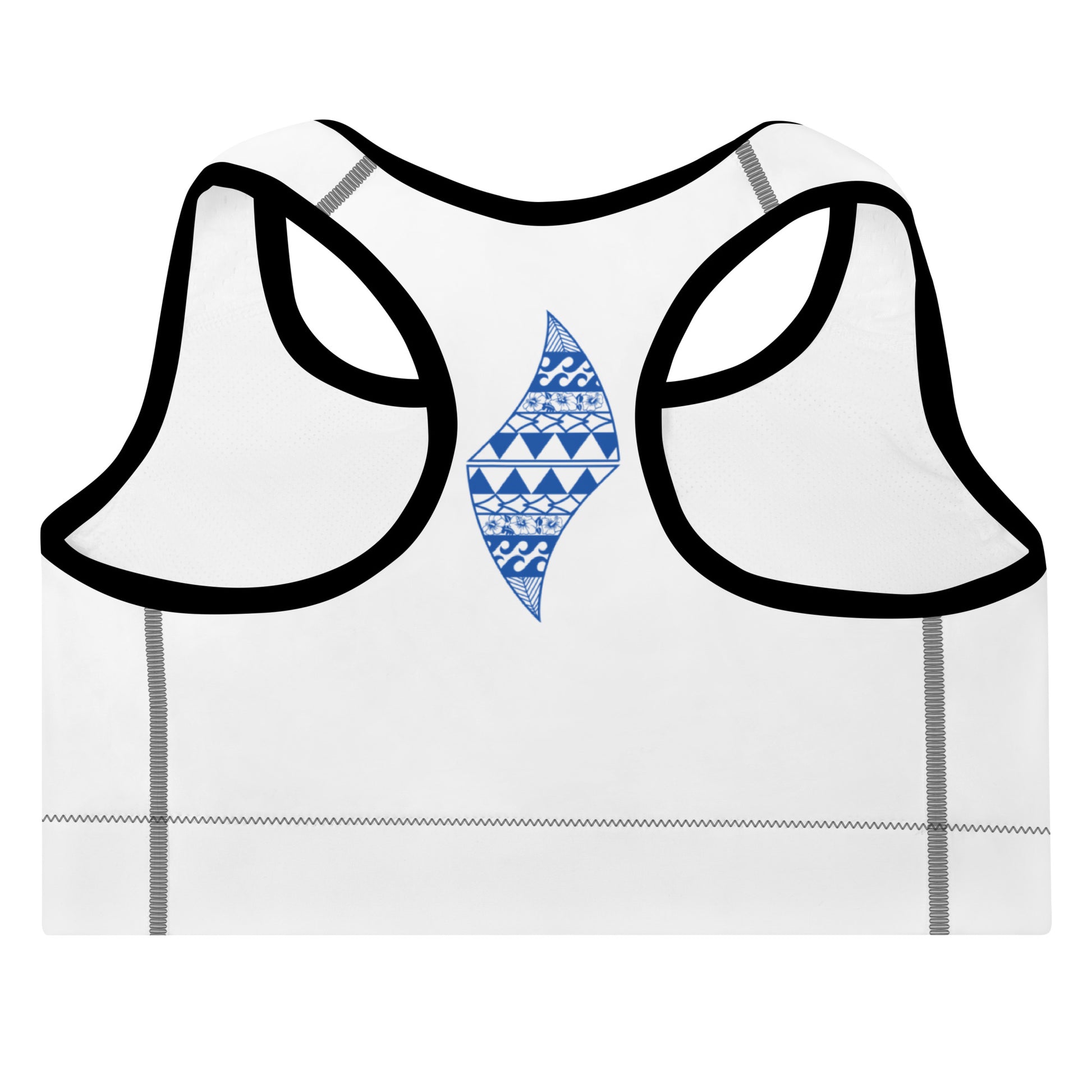 Aloha Vibes Padded Sports Bra Sports Bra Pa'akai & Kukui