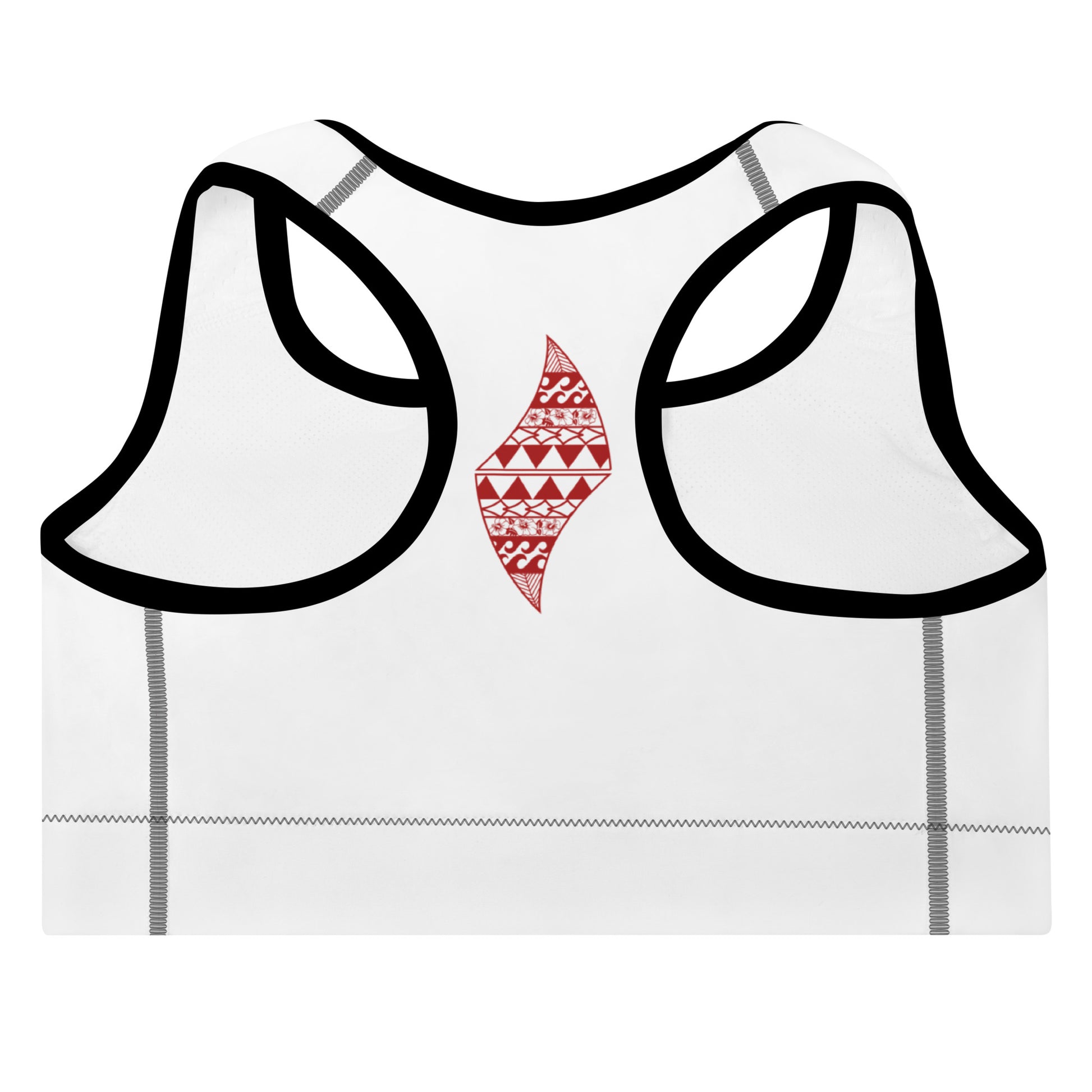 Aloha Vibes (Blue) Padded Sports Bra Sports Bra Pa'akai & Kukui