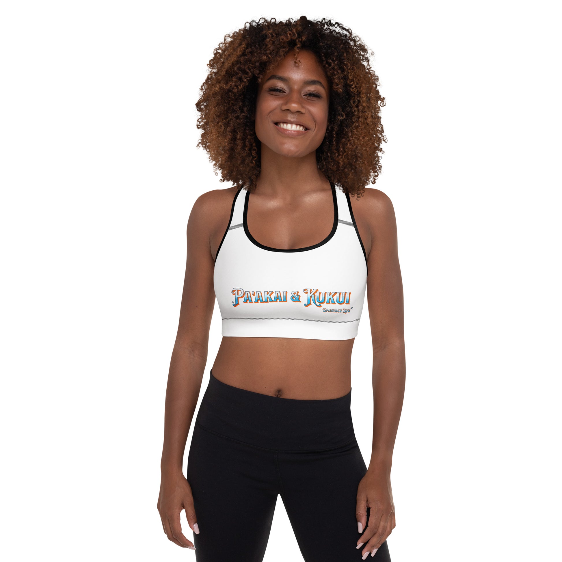 Tribal Sea Turtle Padded Sports Bra Sports Bra Pa'akai & Kukui