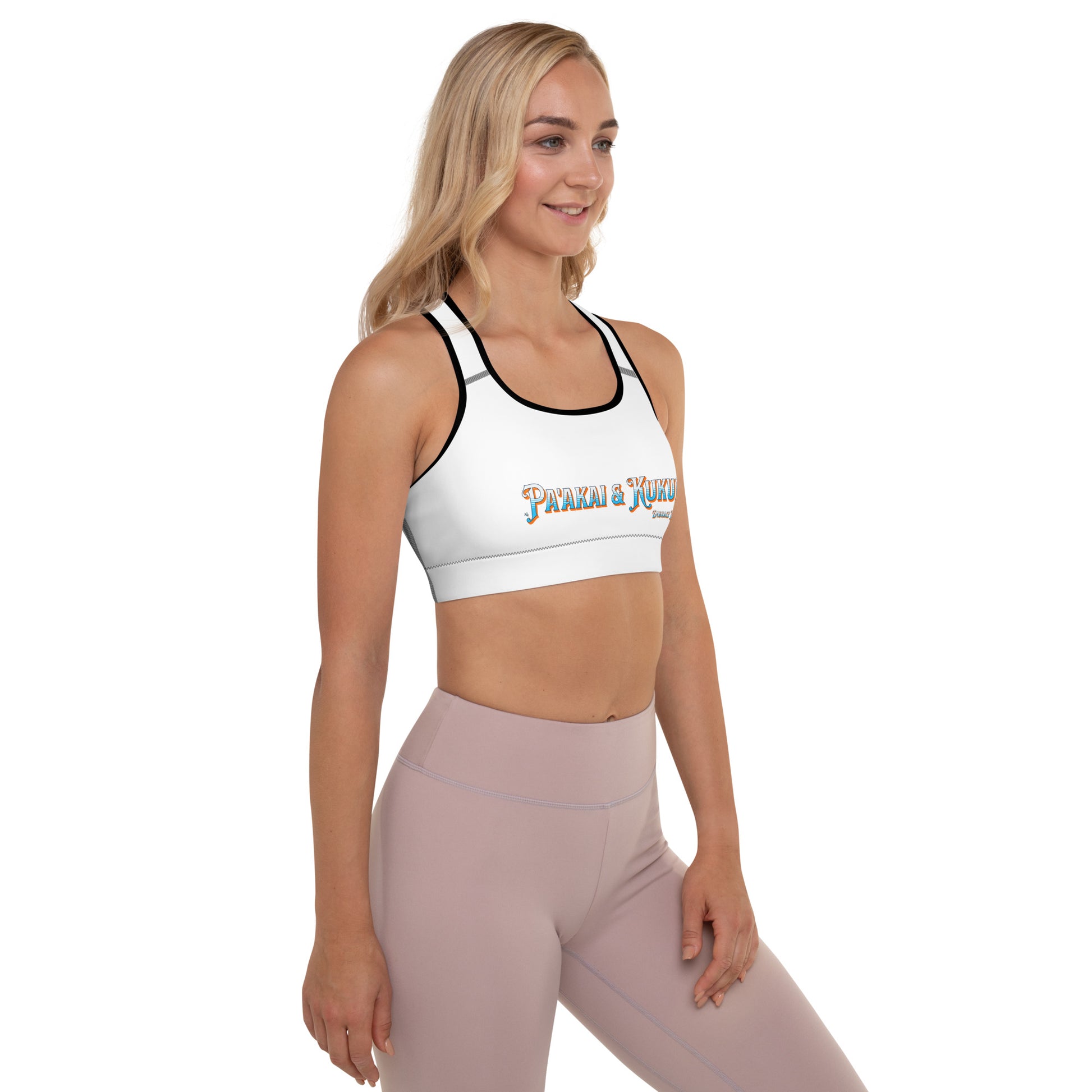 Tribal Sea Turtle Padded Sports Bra Sports Bra Pa'akai & Kukui