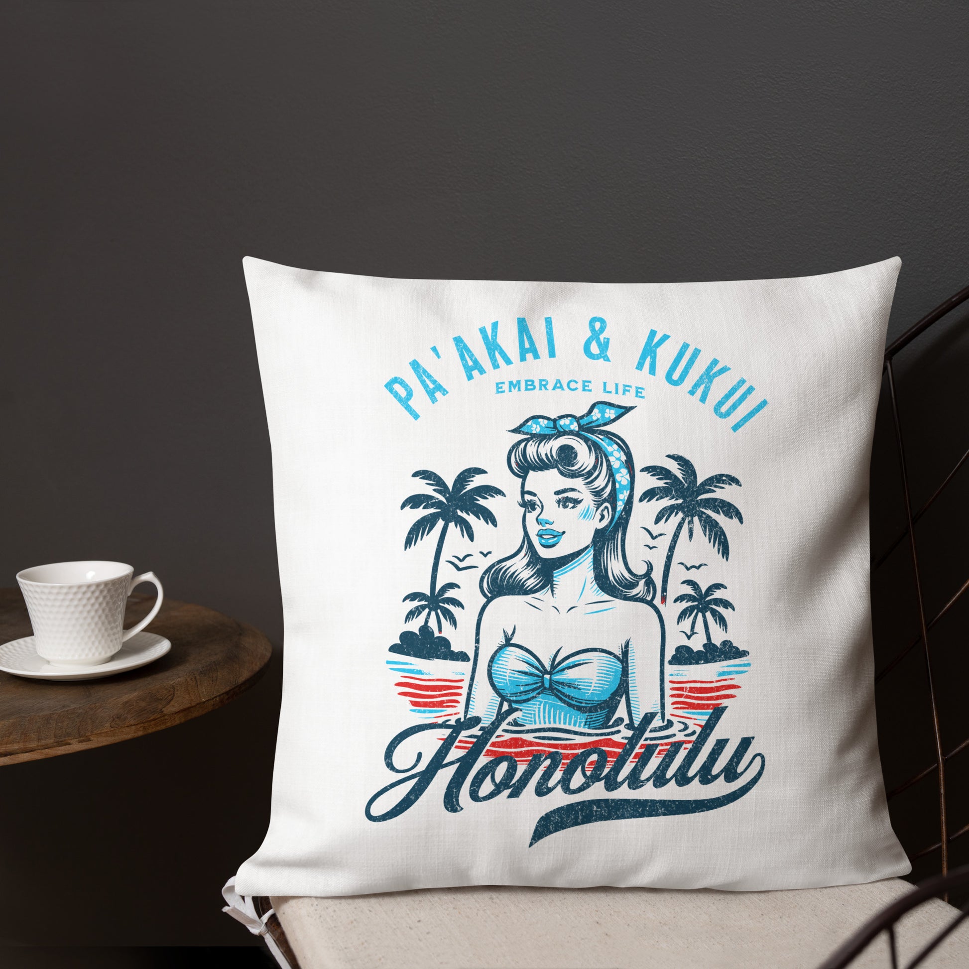 Honolulu Premium Pillow Pillow Pa'akai & Kukui