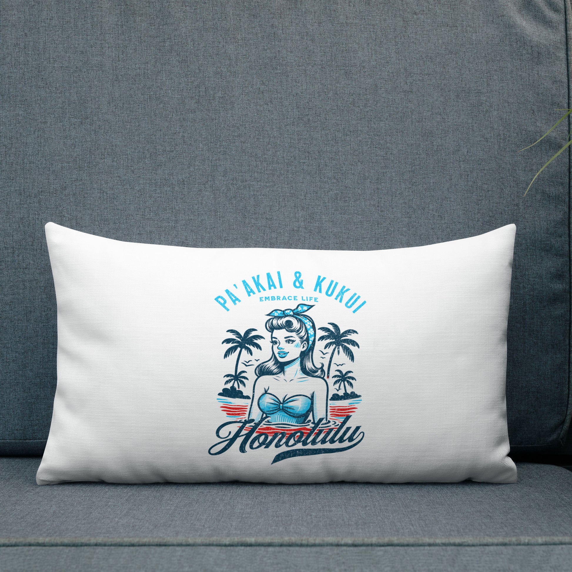 Honolulu Premium Pillow Pillow Pa'akai & Kukui