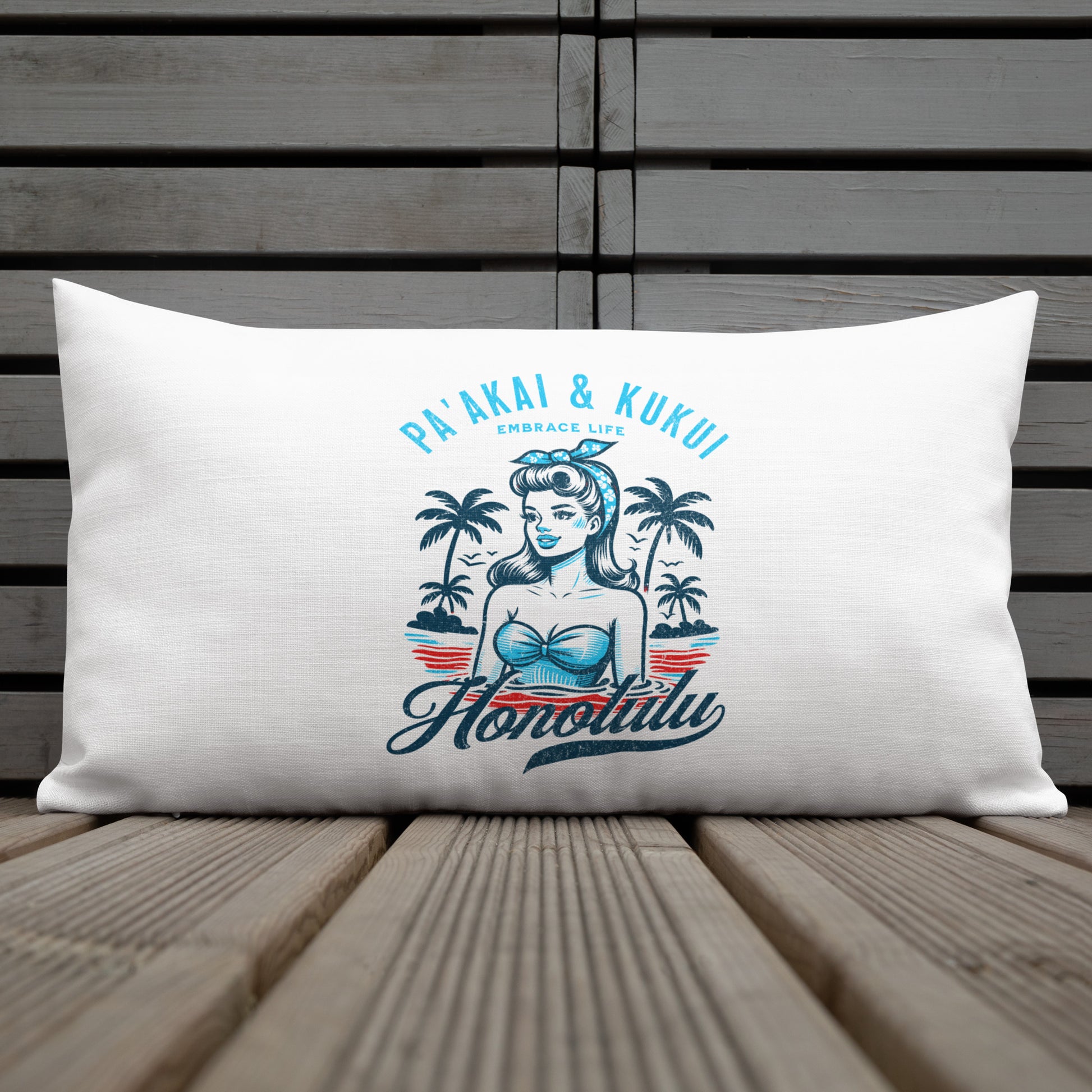 Honolulu Premium Pillow Pillow Pa'akai & Kukui