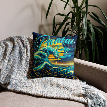 Blue Waves Premium Pillow Case