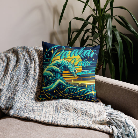 Blue Waves Premium Pillow Case