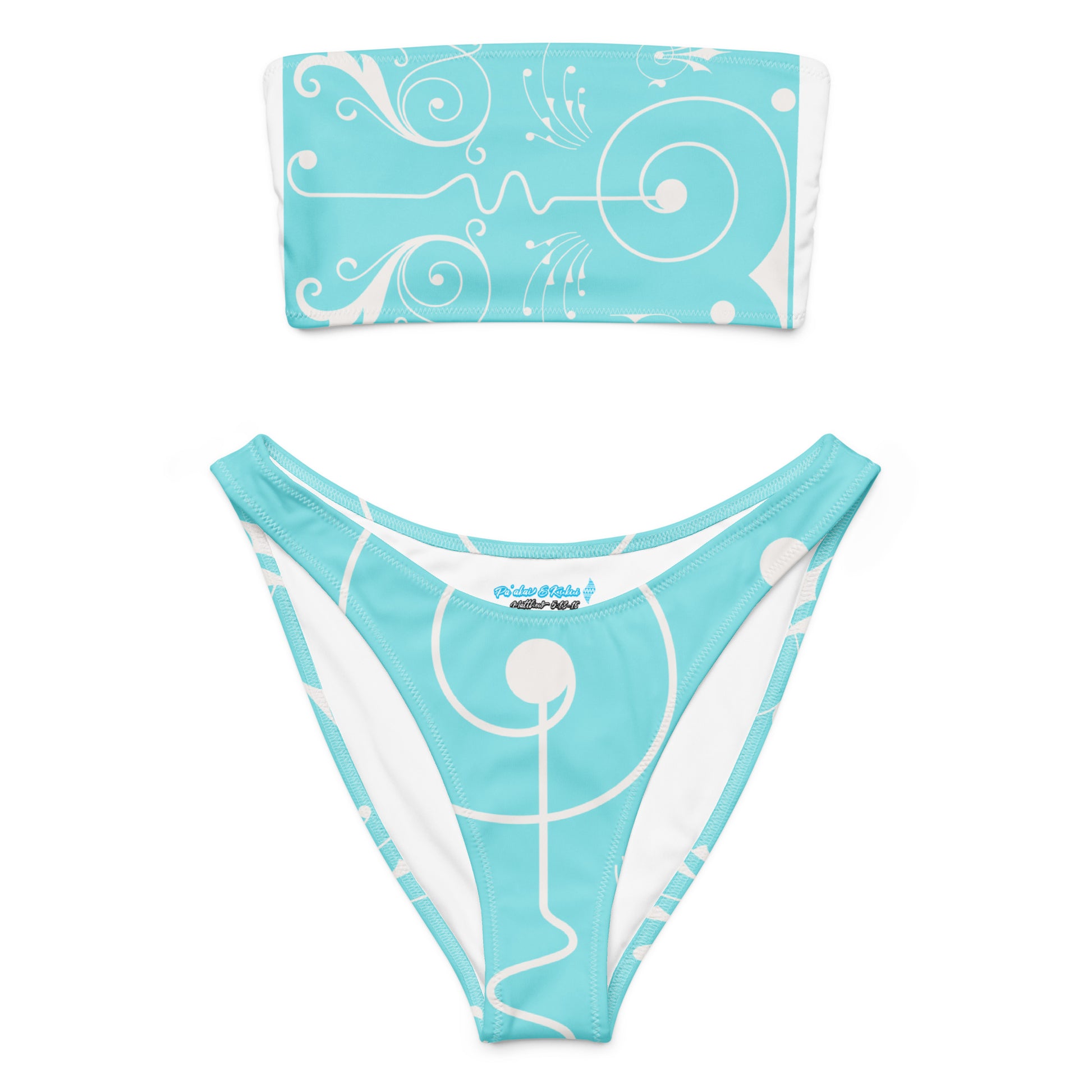 Po'e polū bandeau bikini Bandeau Bikini Pa'akai & Kukui