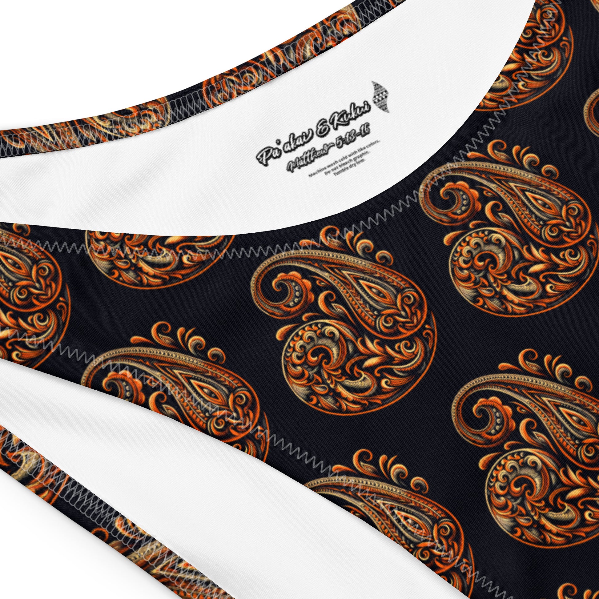 Laha'ole Bandeau Bikini Bandeau Bikini Pa'akai & Kukui