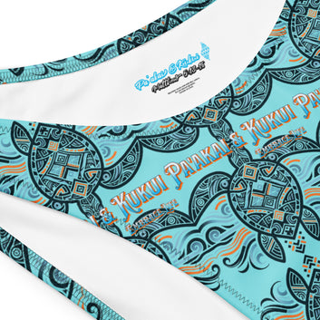 Tribal honu II bandeau bikini